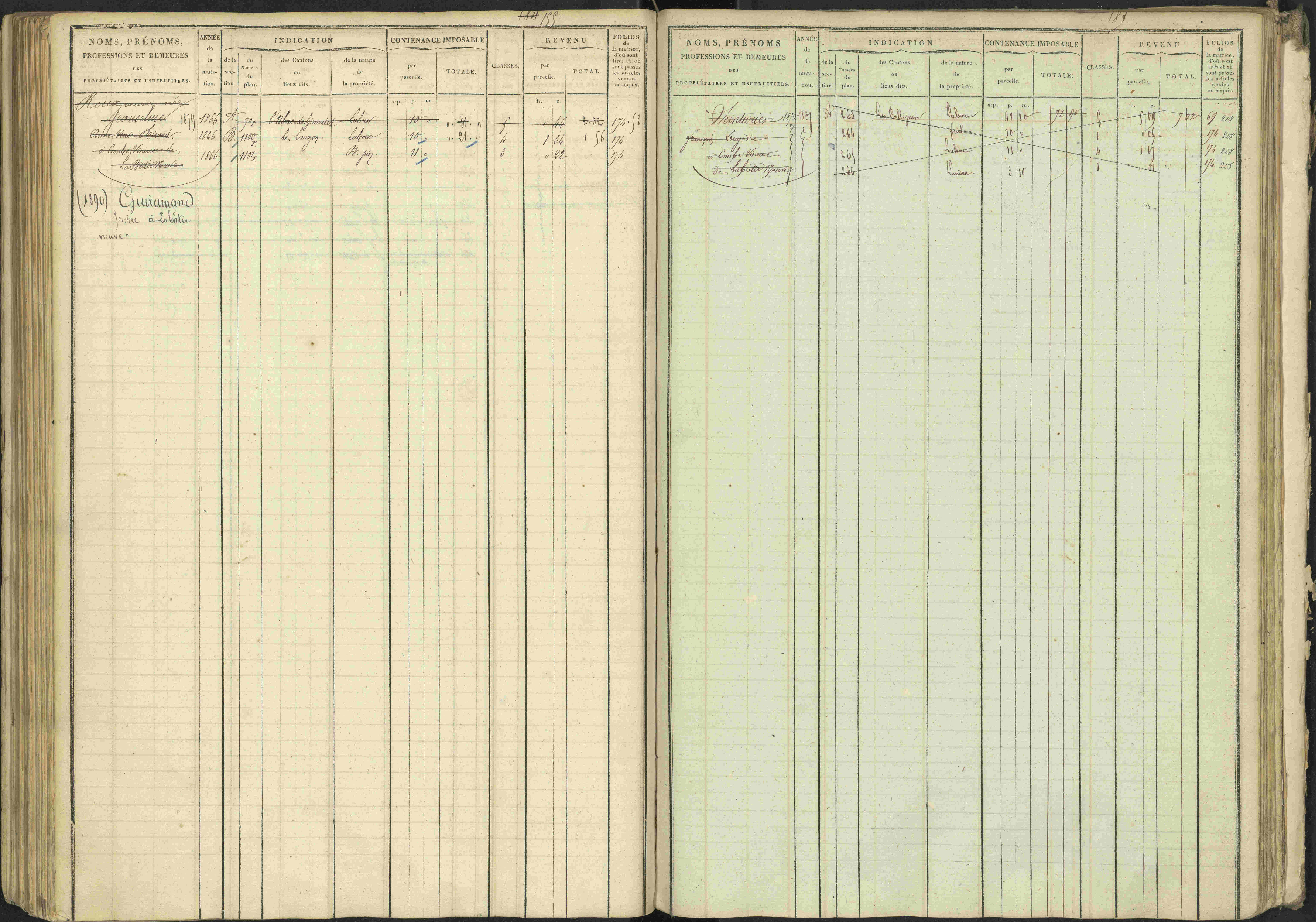 La Bâtie-Vieille - 3 P 245/1 - 3 P 245/1 - Matrice, folios 1-232.