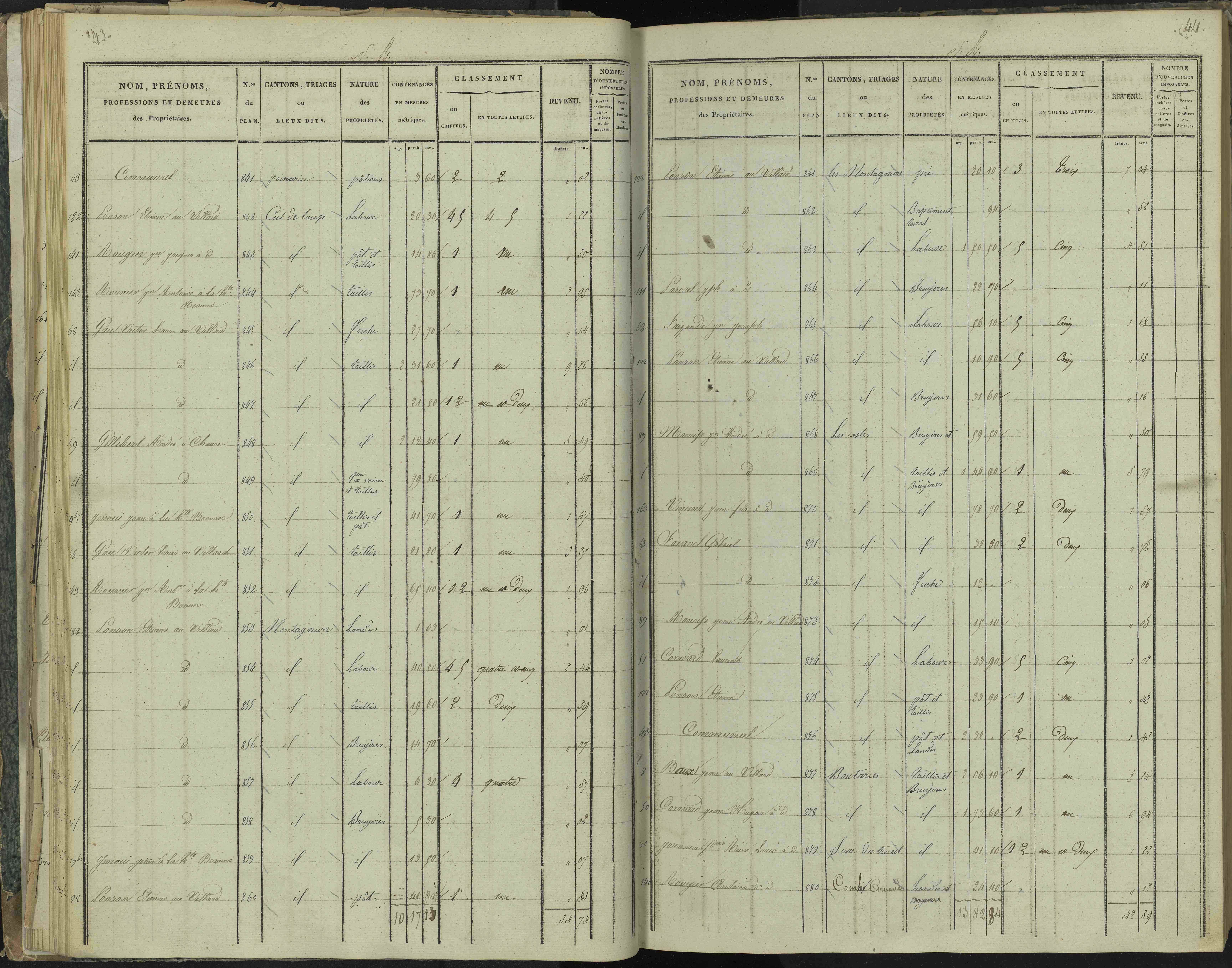 La Beaume - 3 P 251/2 - 3 P 251/2 - Section B
