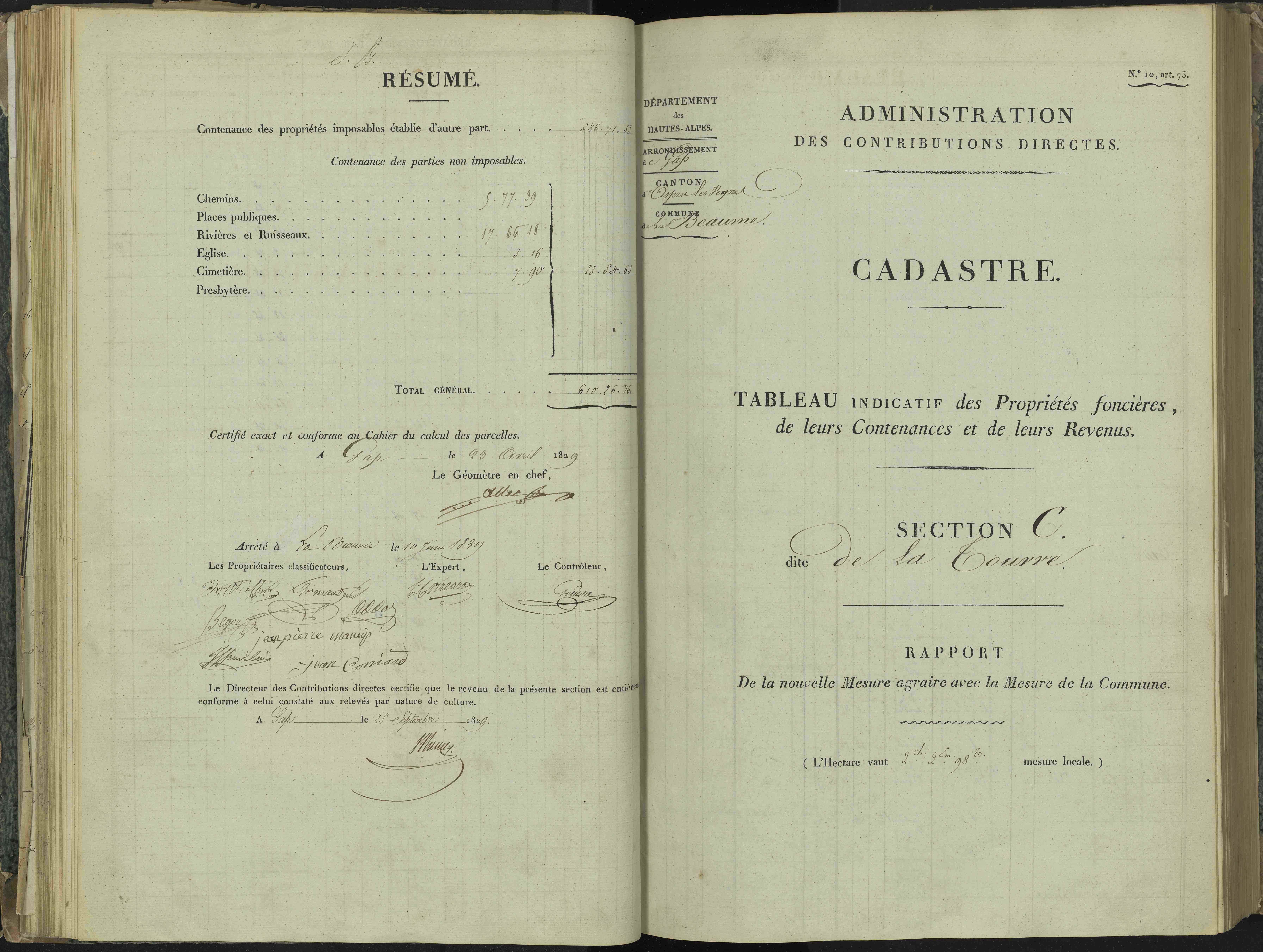 La Beaume - 3 P 251/3 - 3 P 251/3 - Section C