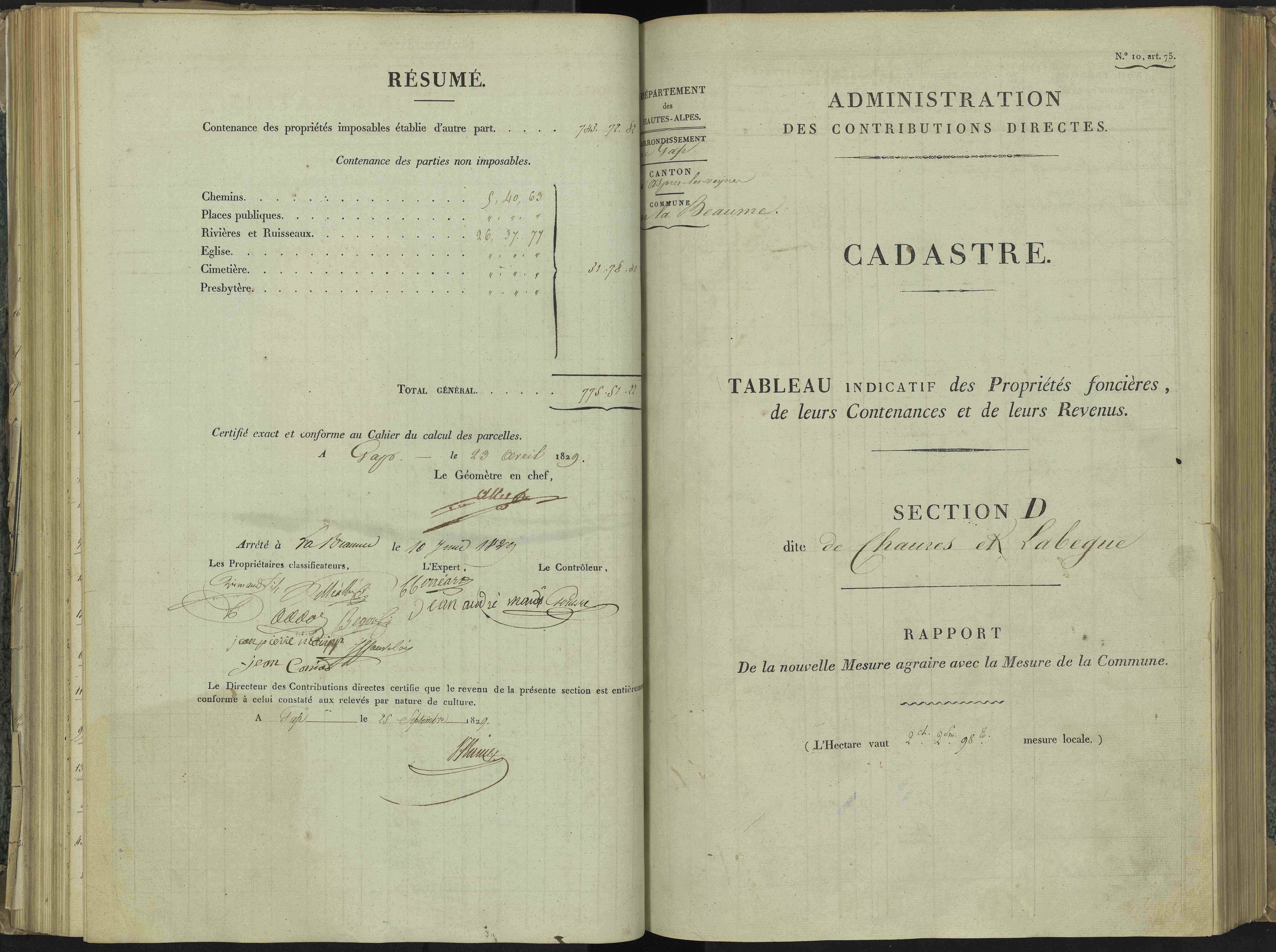 La Beaume - 3 P 251/3 - 3 P 251/3 - Section C