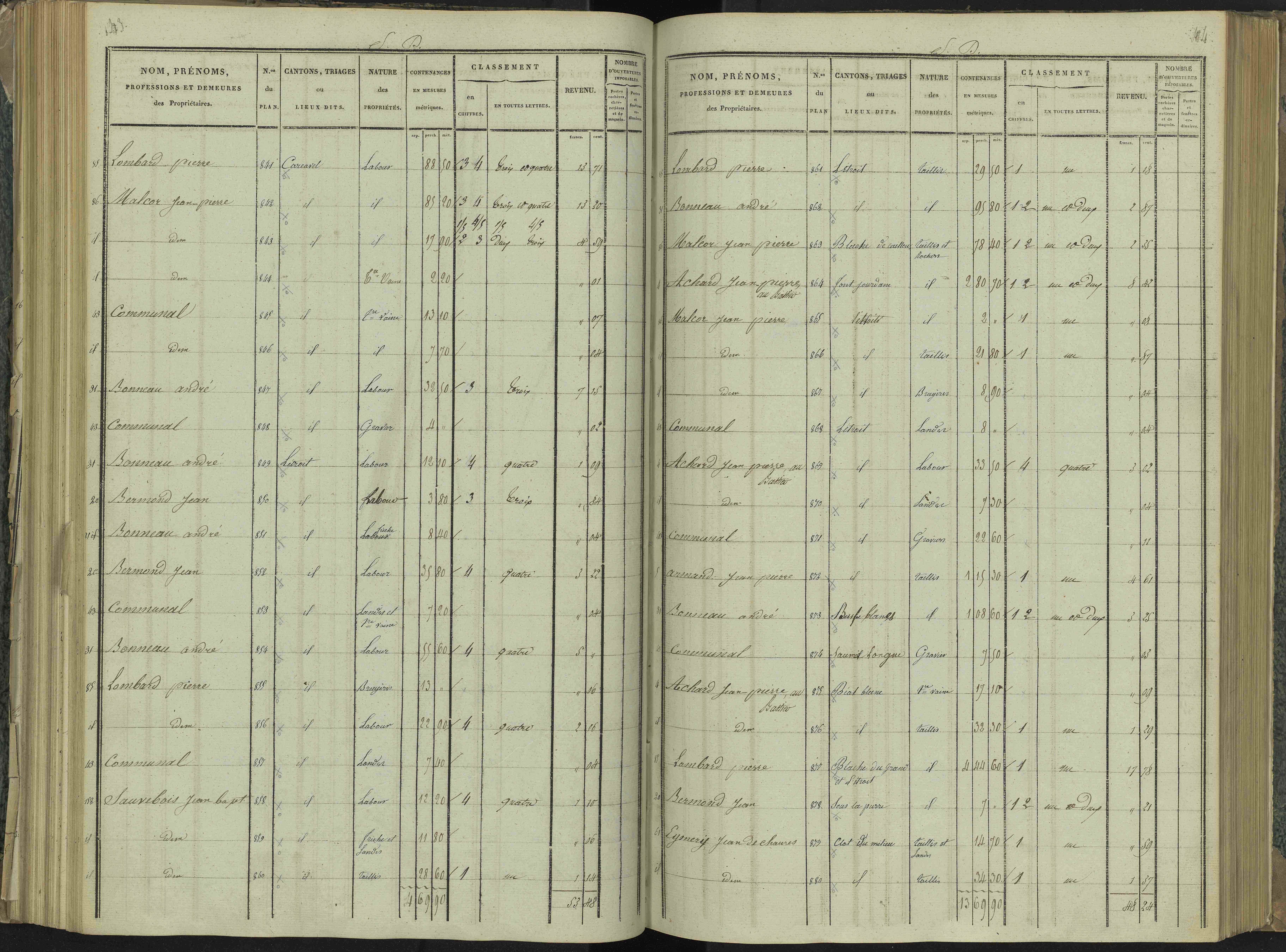 La Beaume - 3 P 251/4 - 3 P 251/4 - Section D