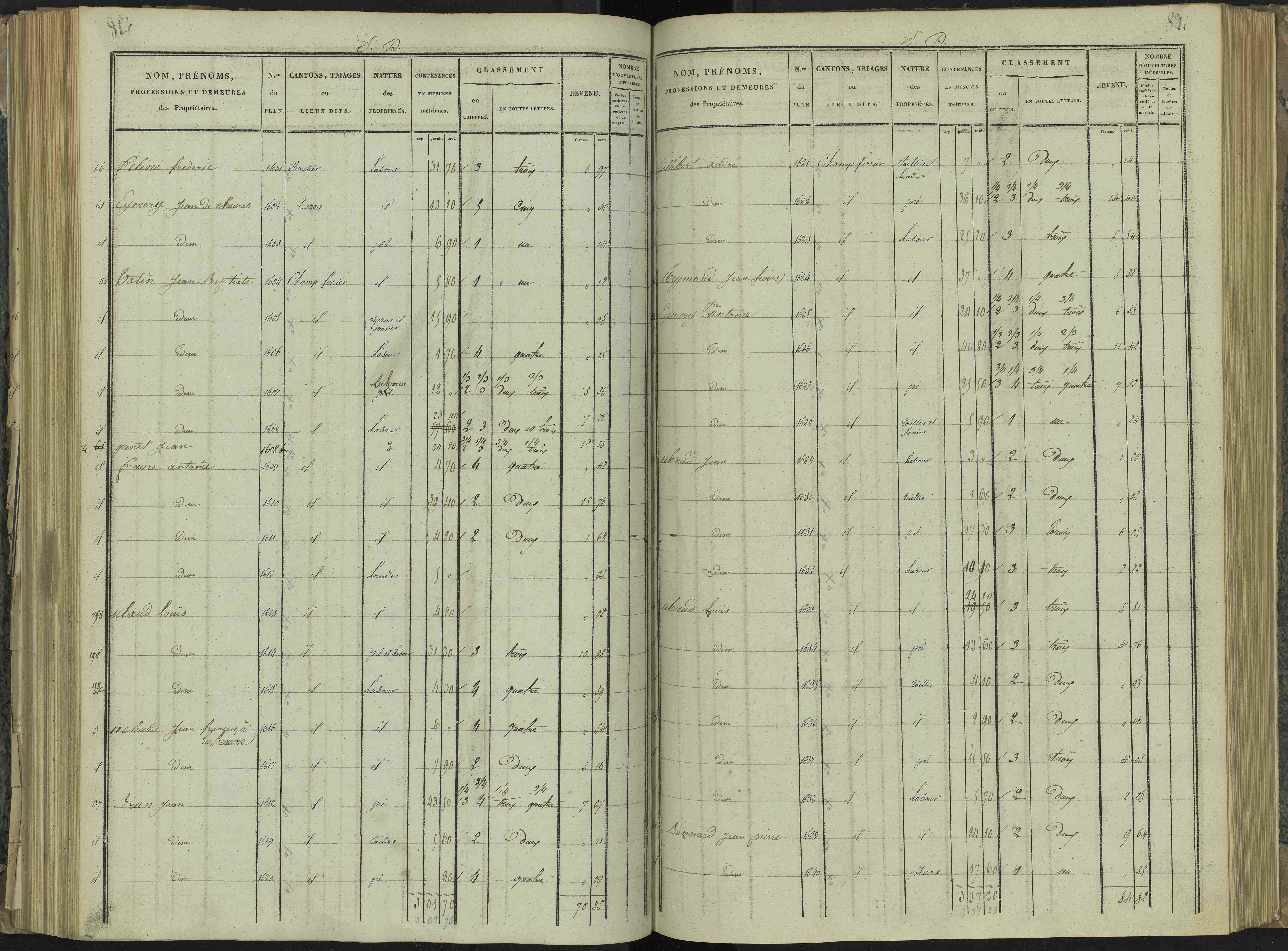 La Beaume - 3 P 251/4 - 3 P 251/4 - Section D