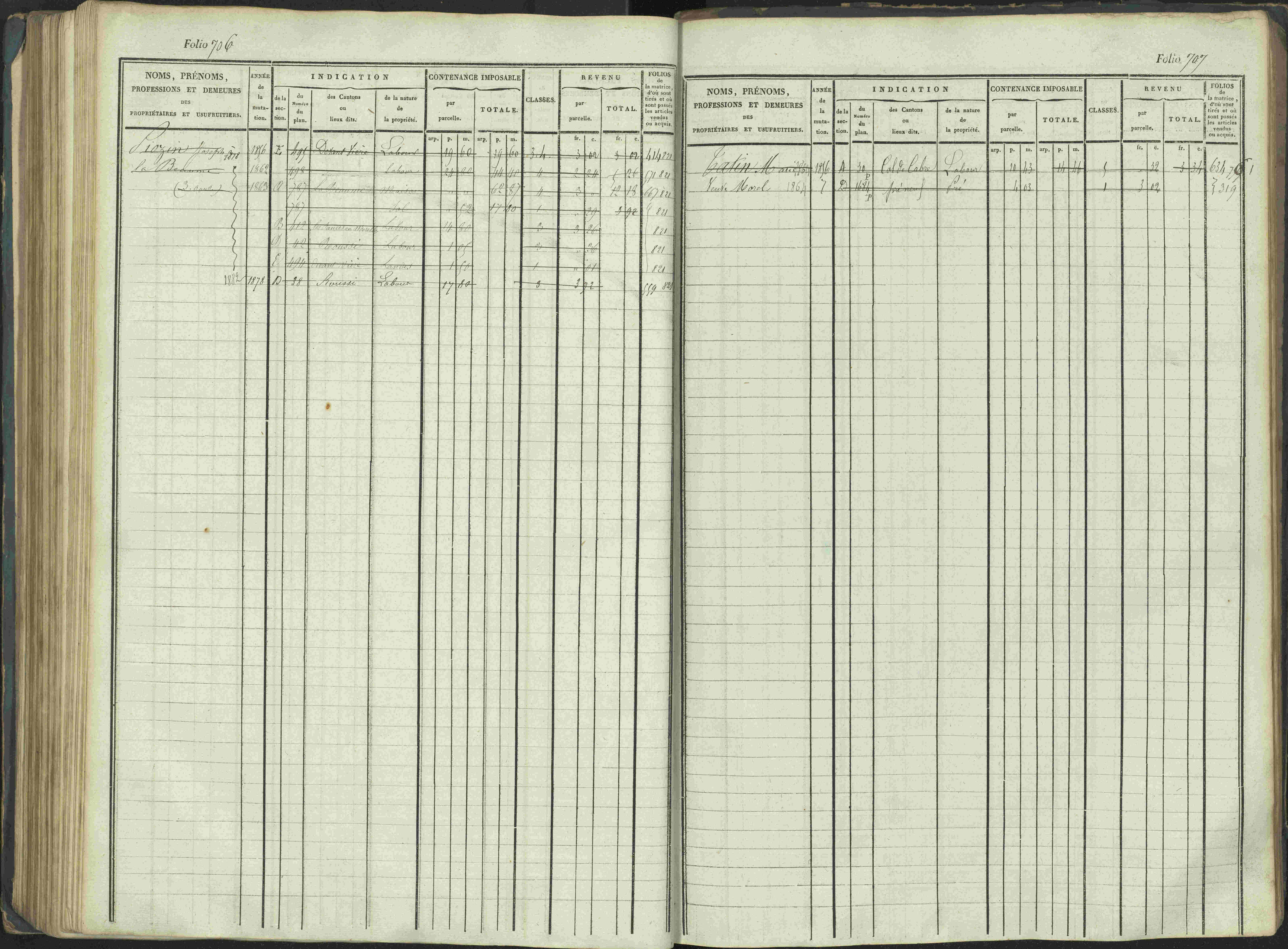 La Beaume - 3 P 253/1 - 3 P 253/1 - Matrice, folios 481-960.