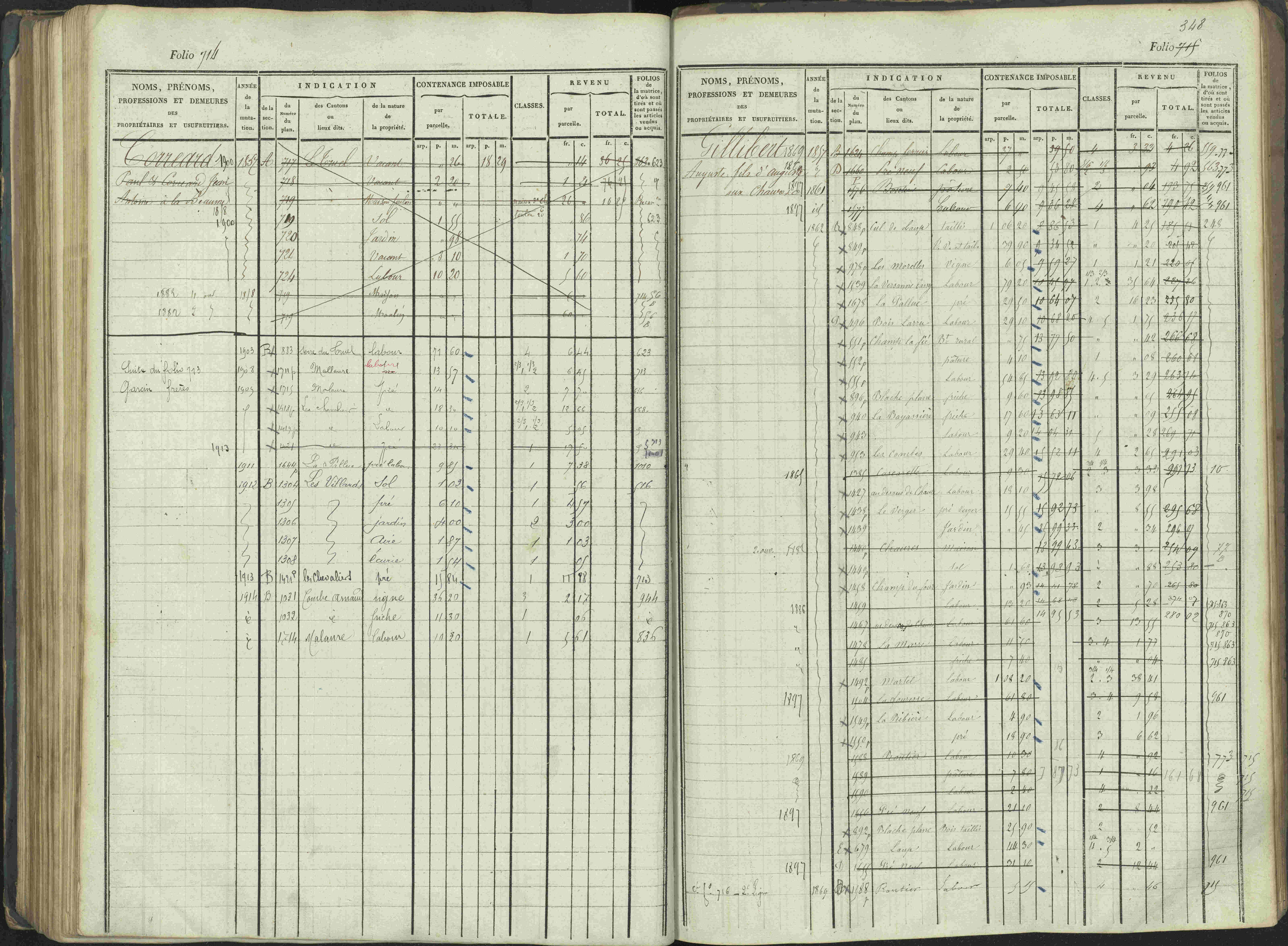 La Beaume - 3 P 253/1 - 3 P 253/1 - Matrice, folios 481-960.