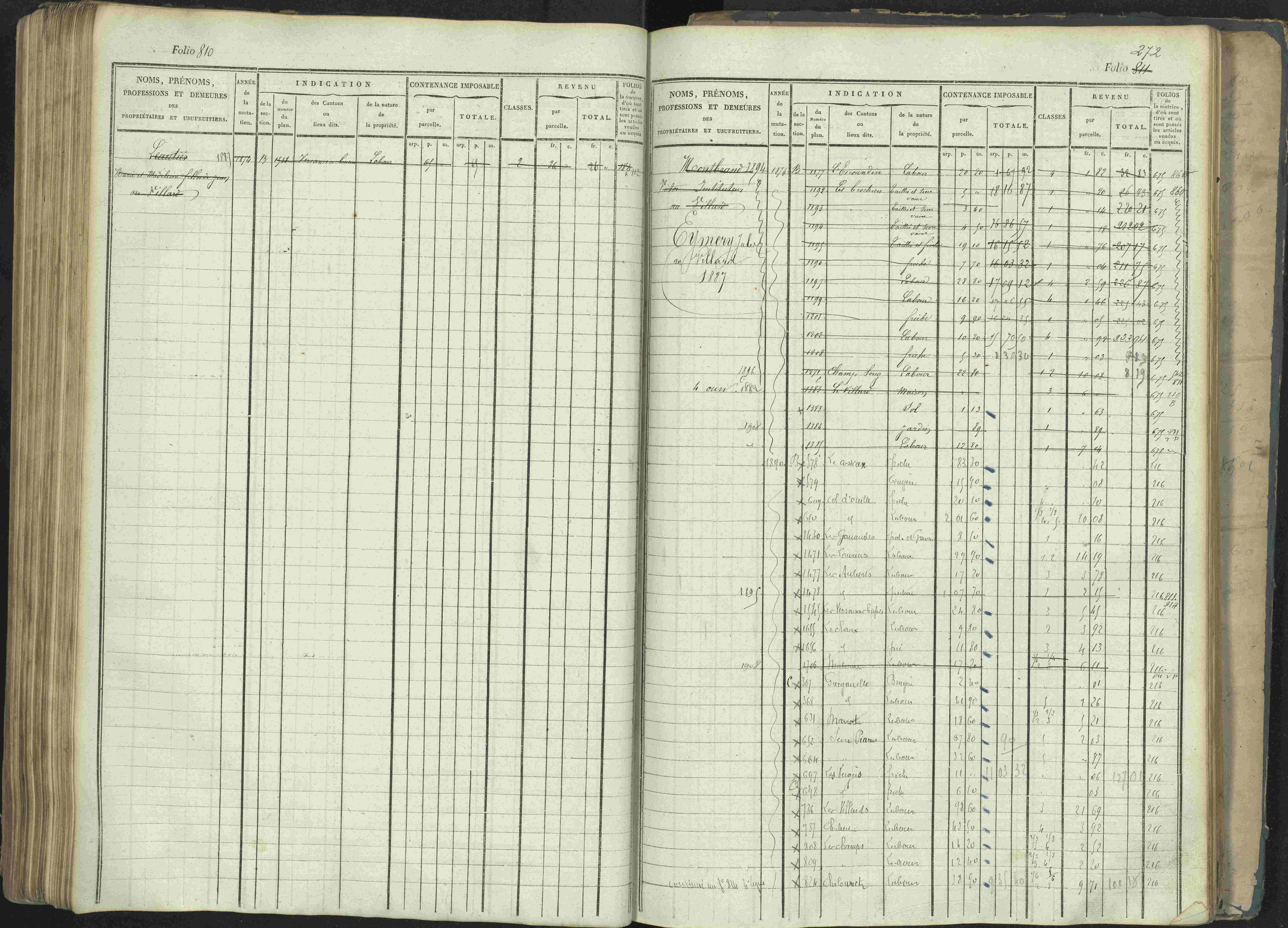 La Beaume - 3 P 253/1 - 3 P 253/1 - Matrice, folios 481-960.