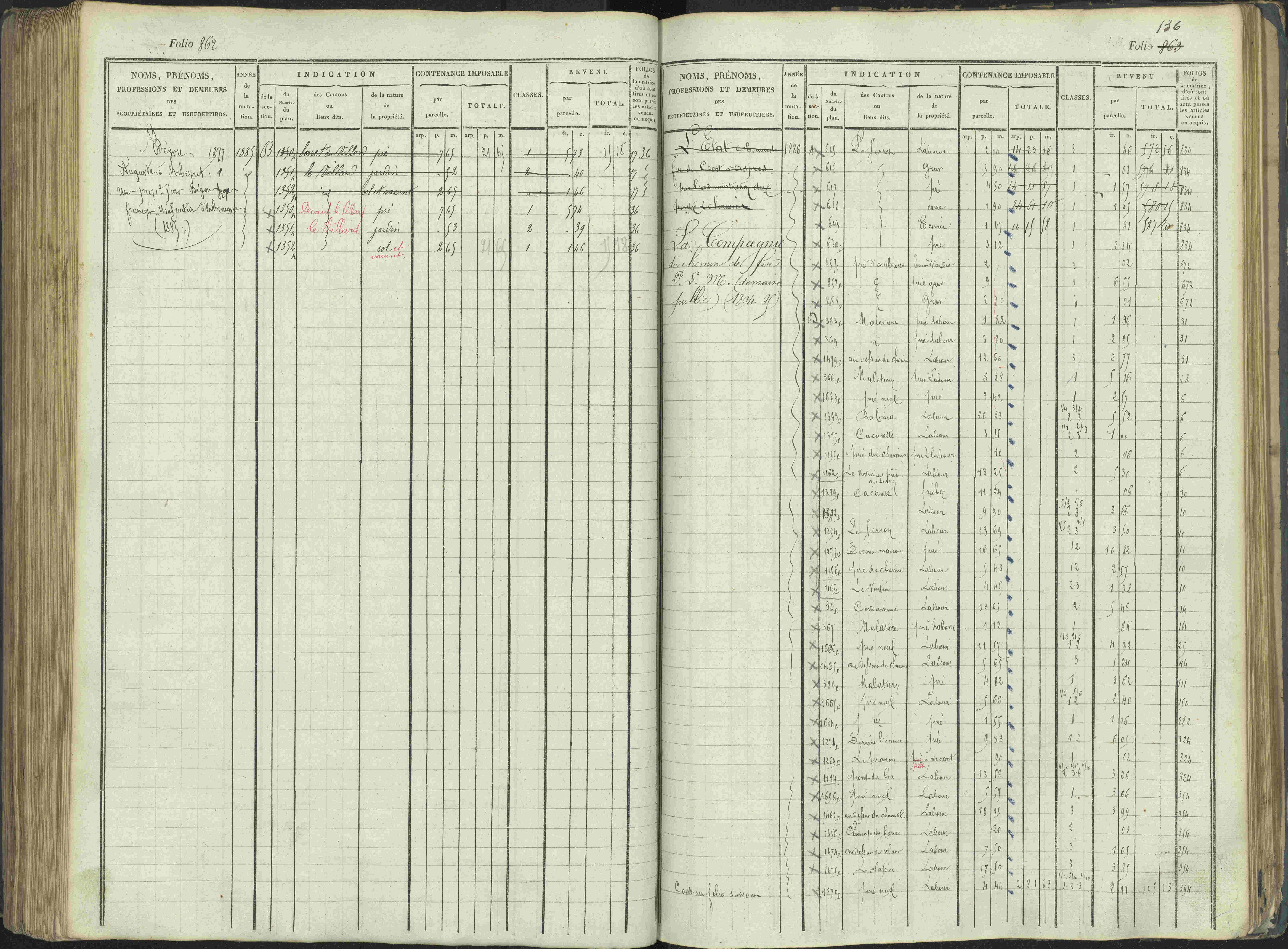 La Beaume - 3 P 253/1 - 3 P 253/1 - Matrice, folios 481-960.