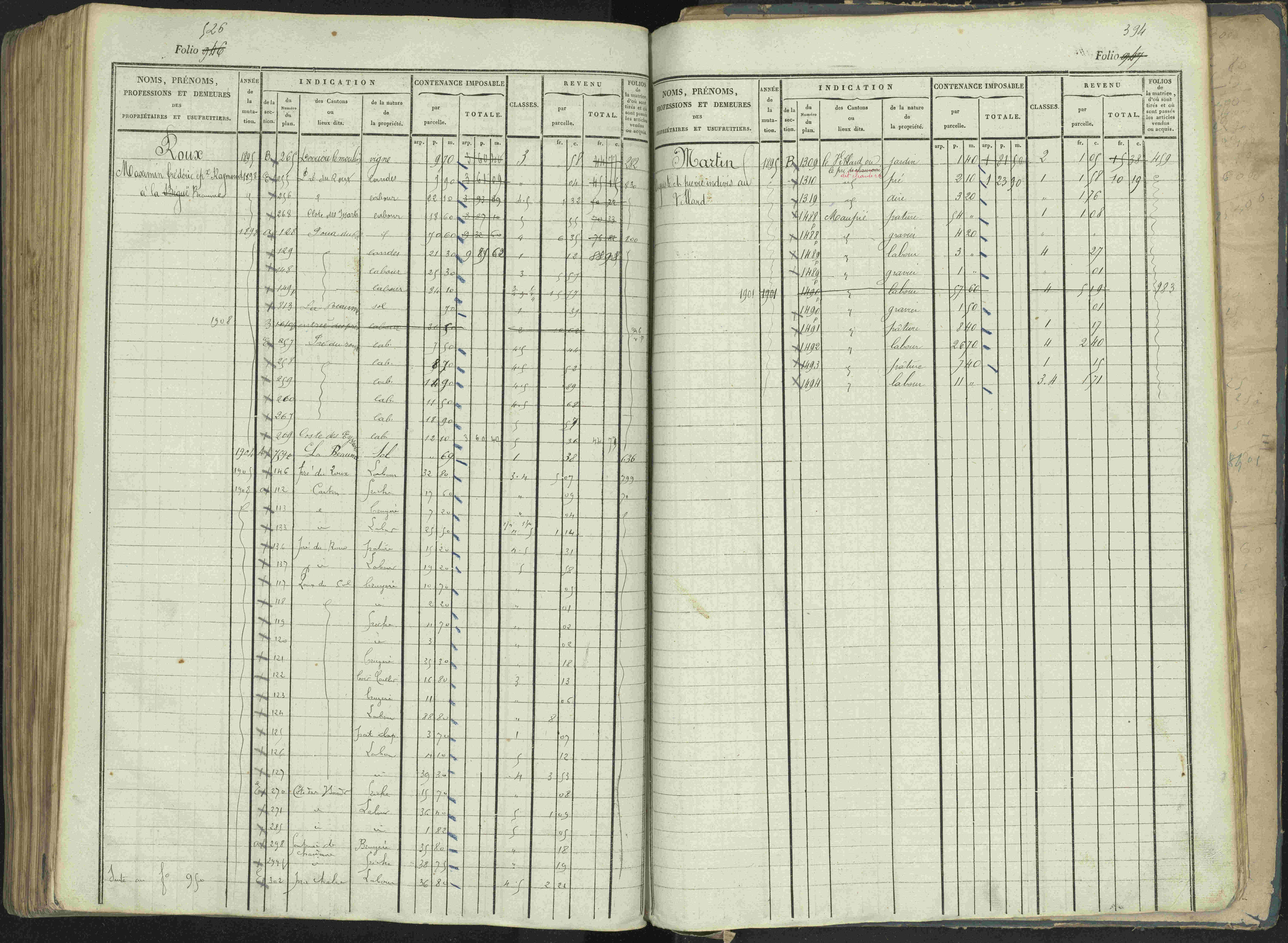 La Beaume - 3 P 253/1 - 3 P 253/1 - Matrice, folios 481-960.
