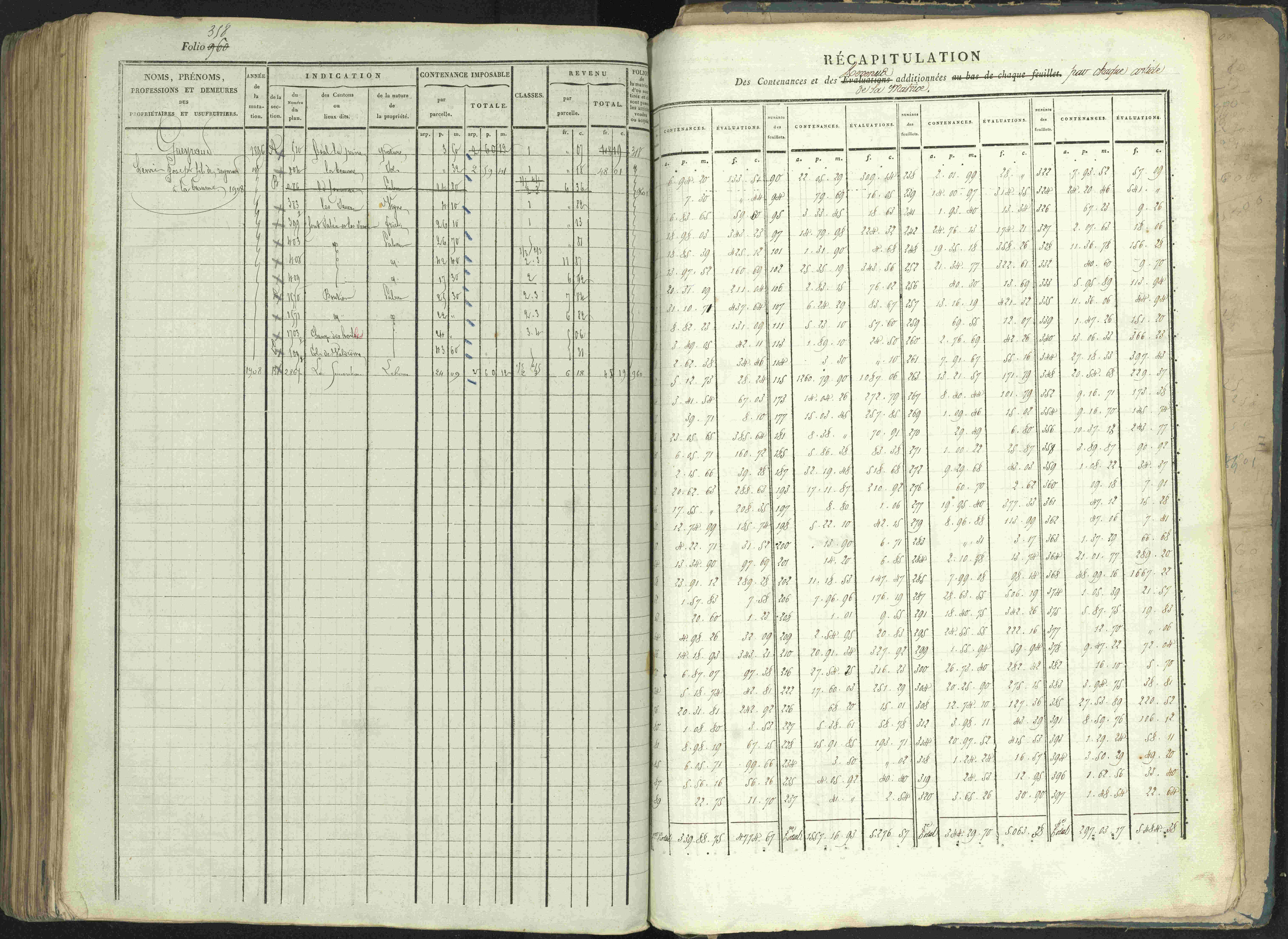 La Beaume - 3 P 253/1 - 3 P 253/1 - Matrice, folios 481-960.