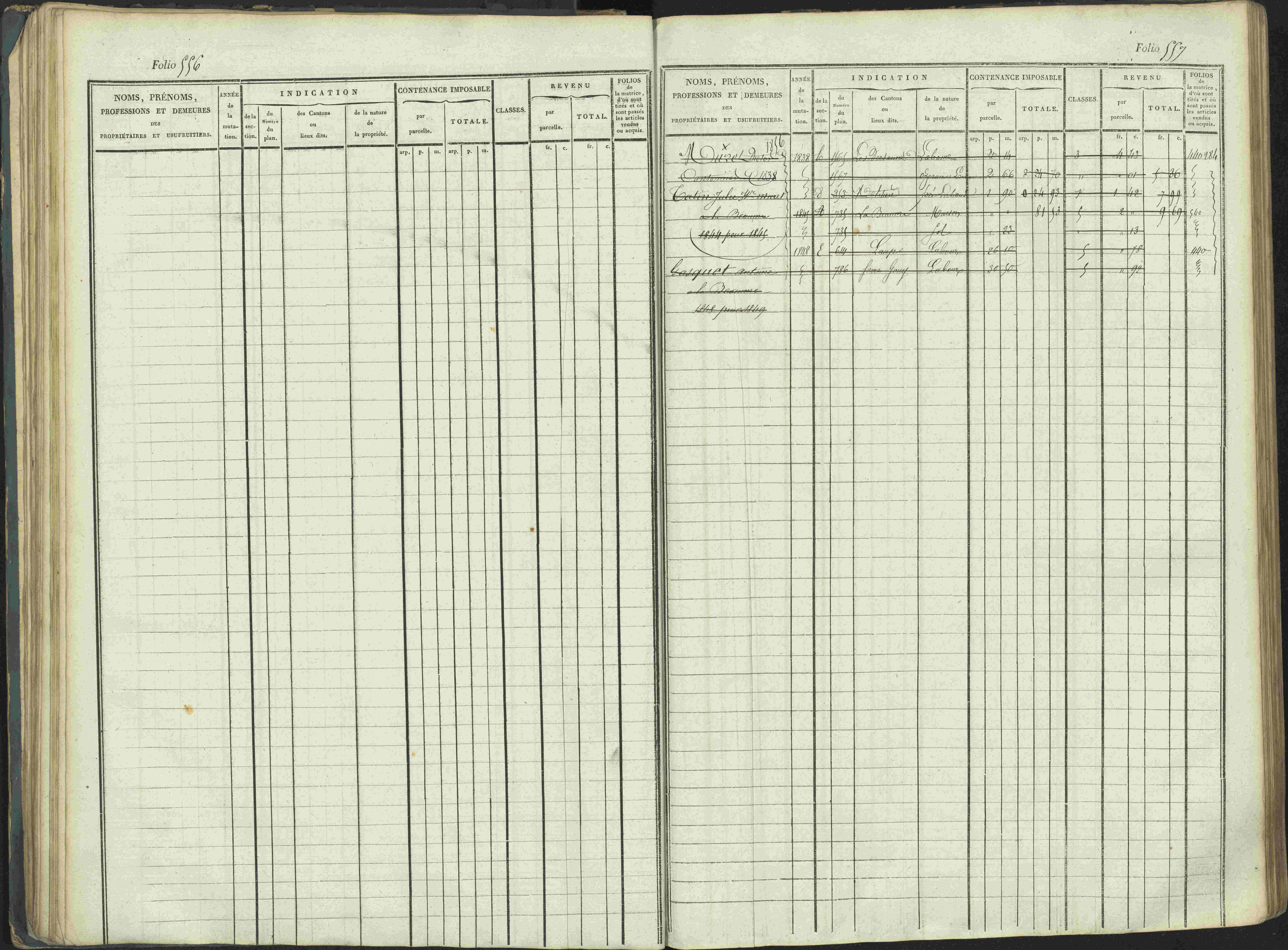 La Beaume - 3 P 253/1 - 3 P 253/1 - Matrice, folios 481-960.