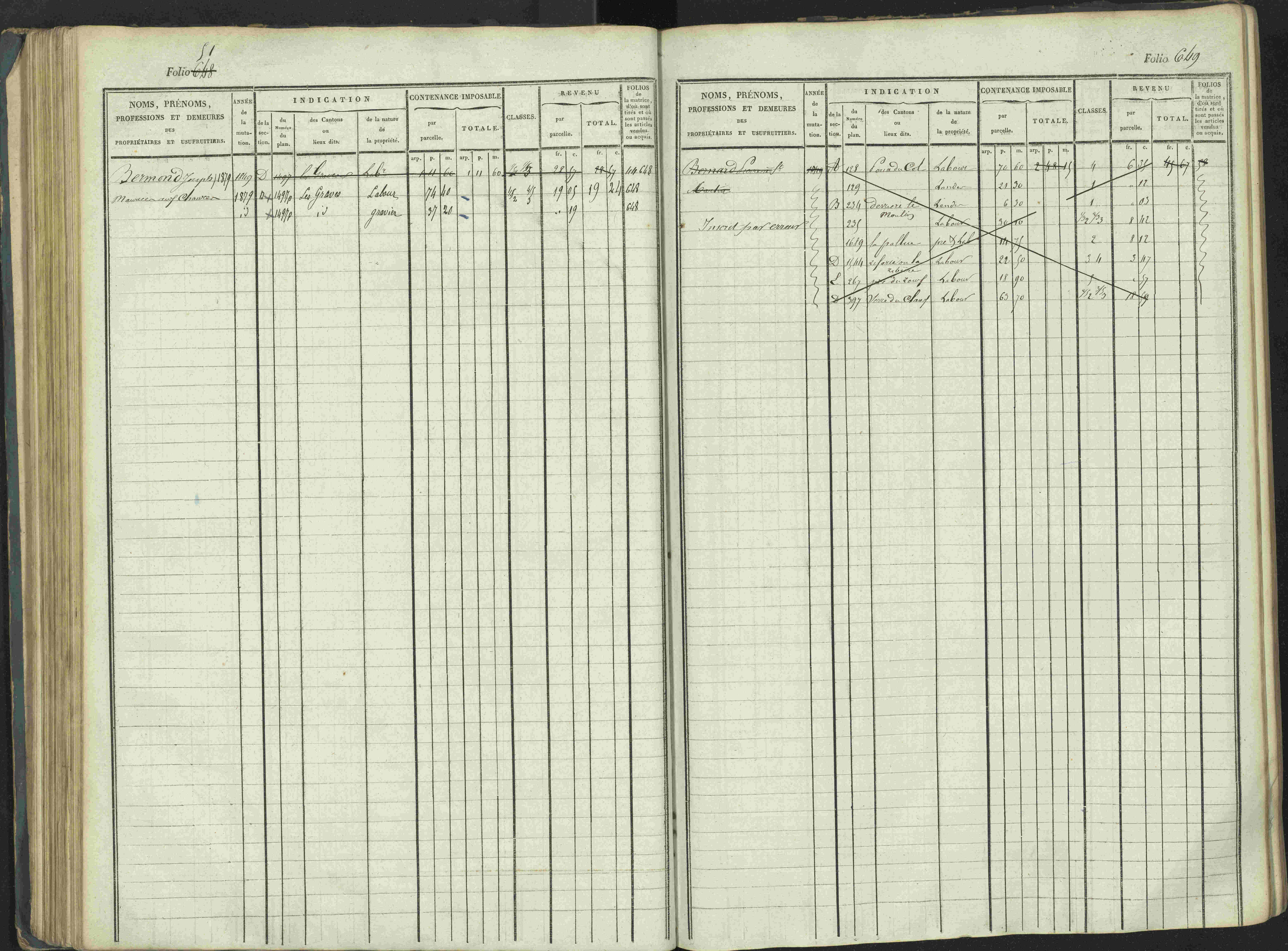La Beaume - 3 P 253/1 - 3 P 253/1 - Matrice, folios 481-960.