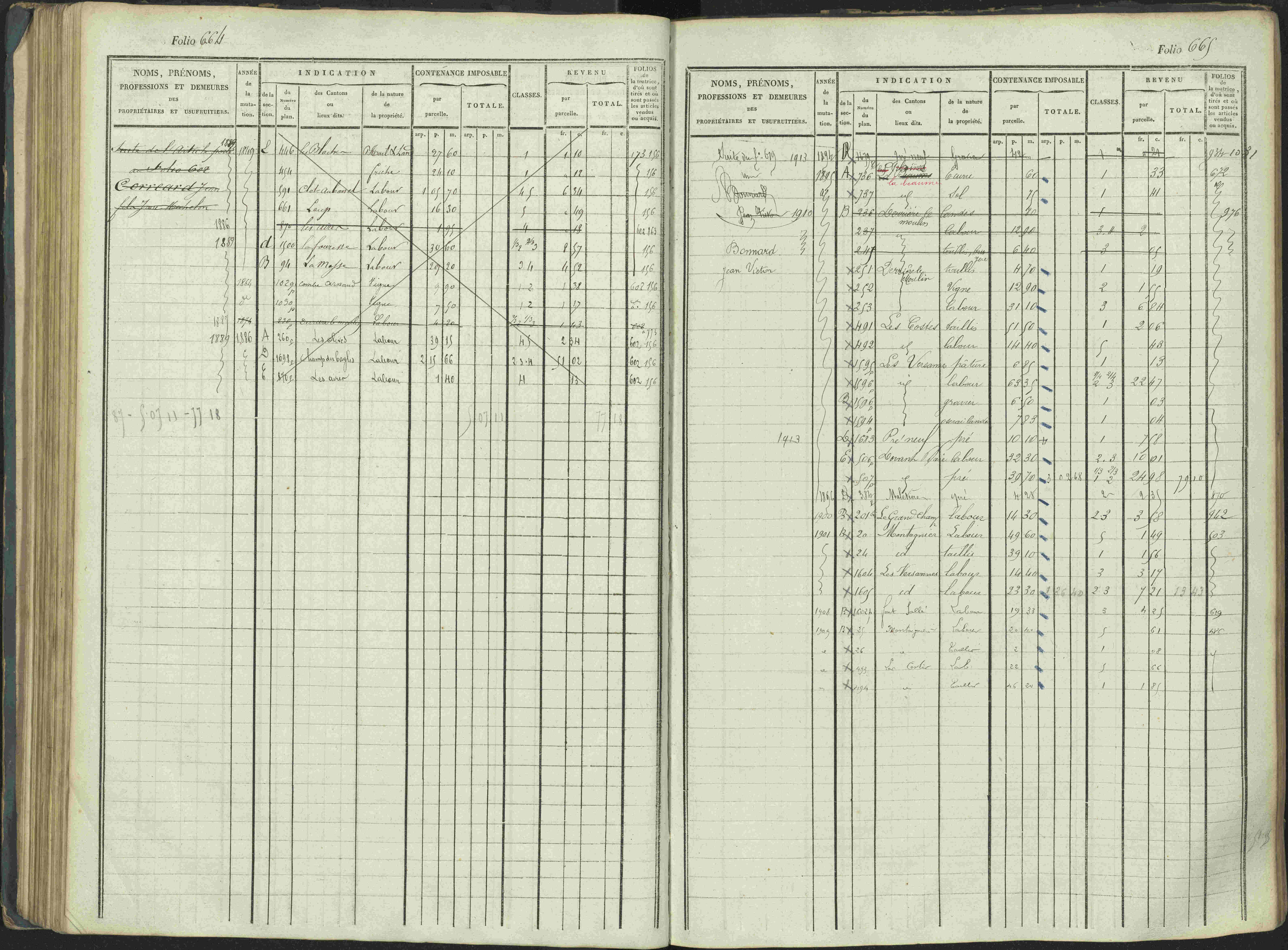 La Beaume - 3 P 253/1 - 3 P 253/1 - Matrice, folios 481-960.