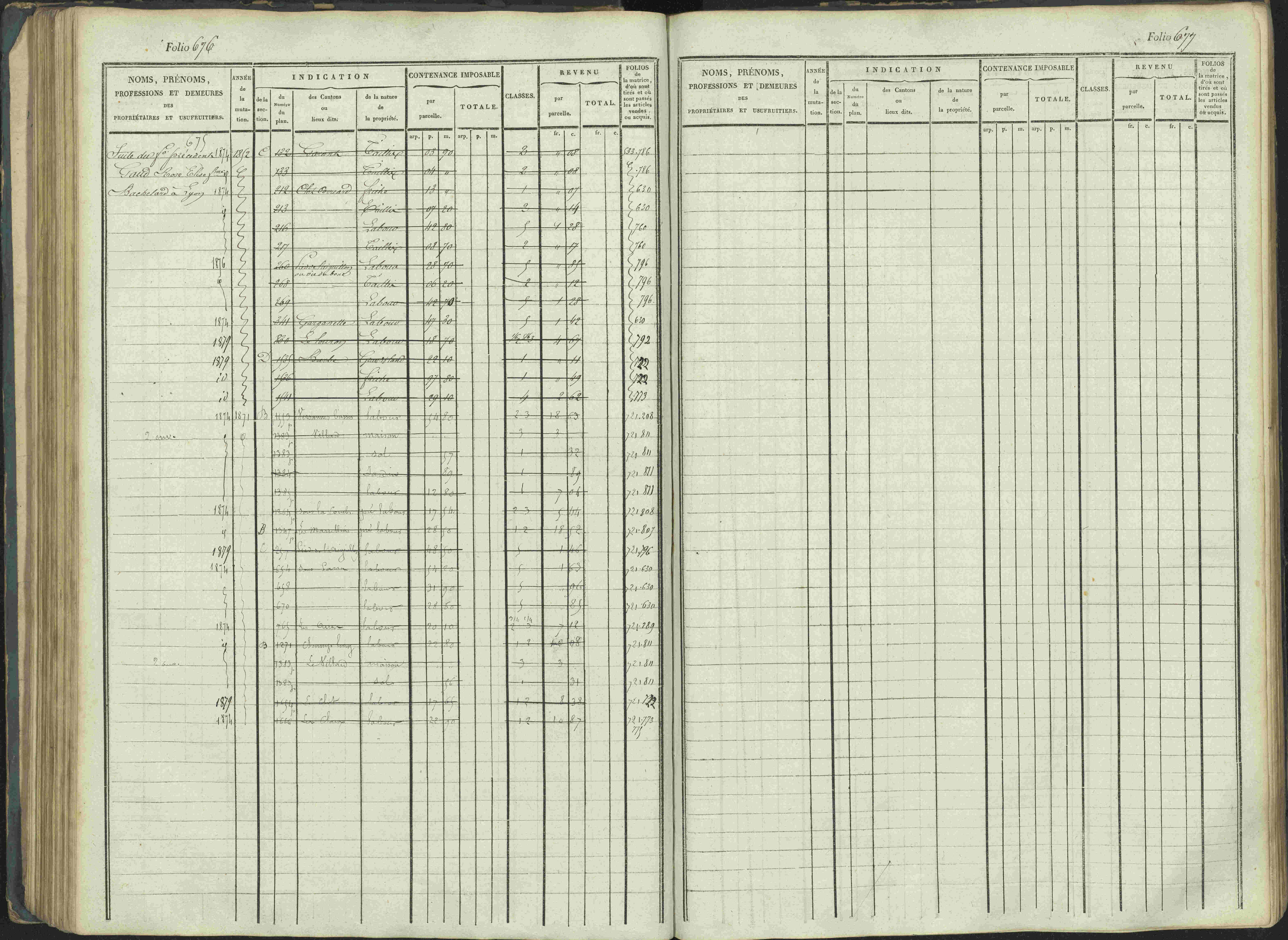 La Beaume - 3 P 253/1 - 3 P 253/1 - Matrice, folios 481-960.