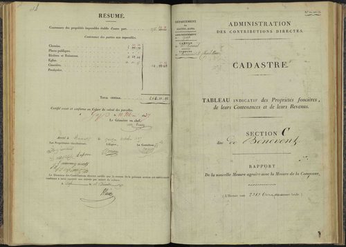 Bénévent-et-Charbillac - 3 P 260/3 - 3 P 260/3 - Section C 