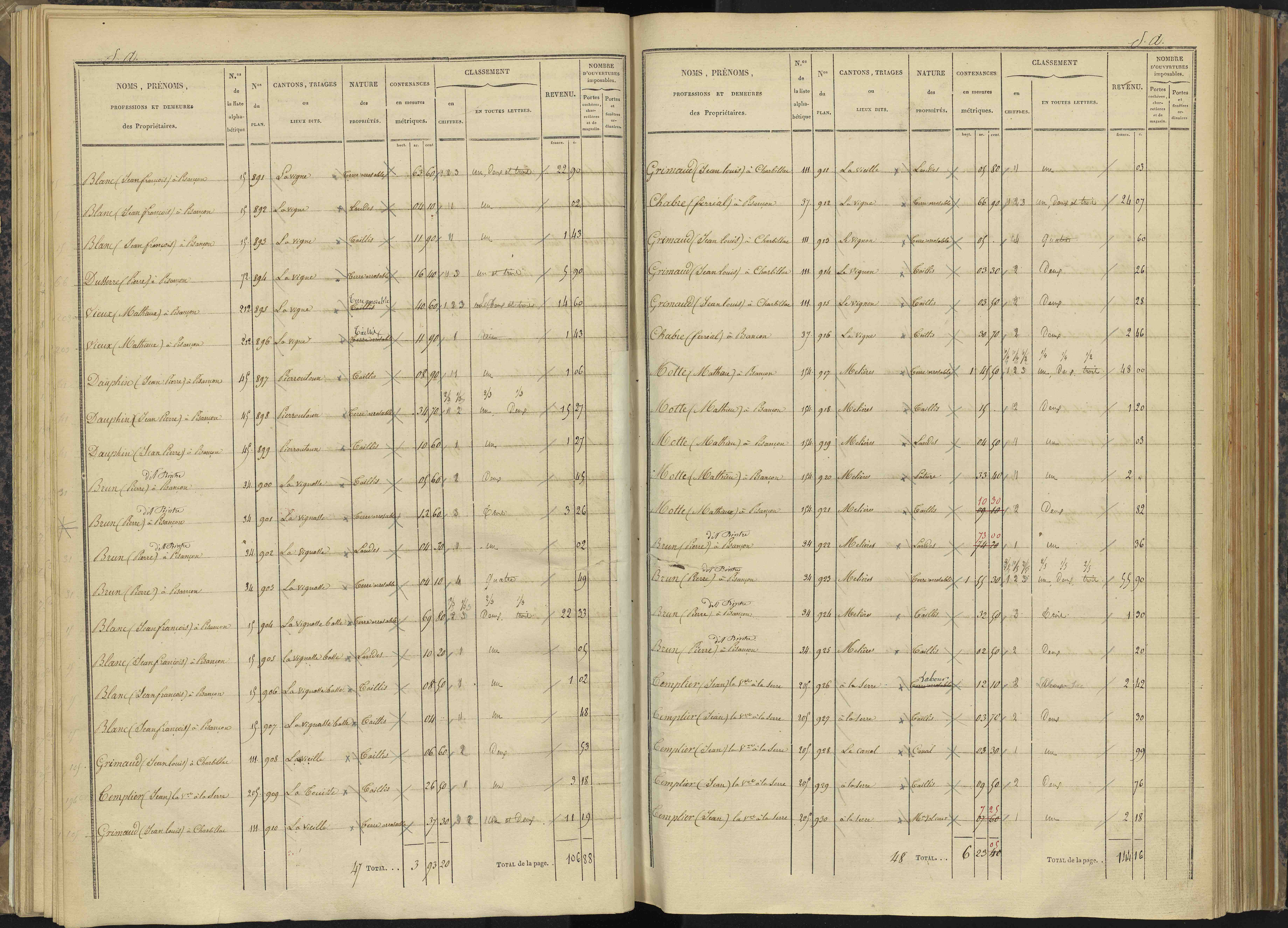 Bénévent-et-Charbillac - 3 P 260/1 - 3 P 260/1 - Section A