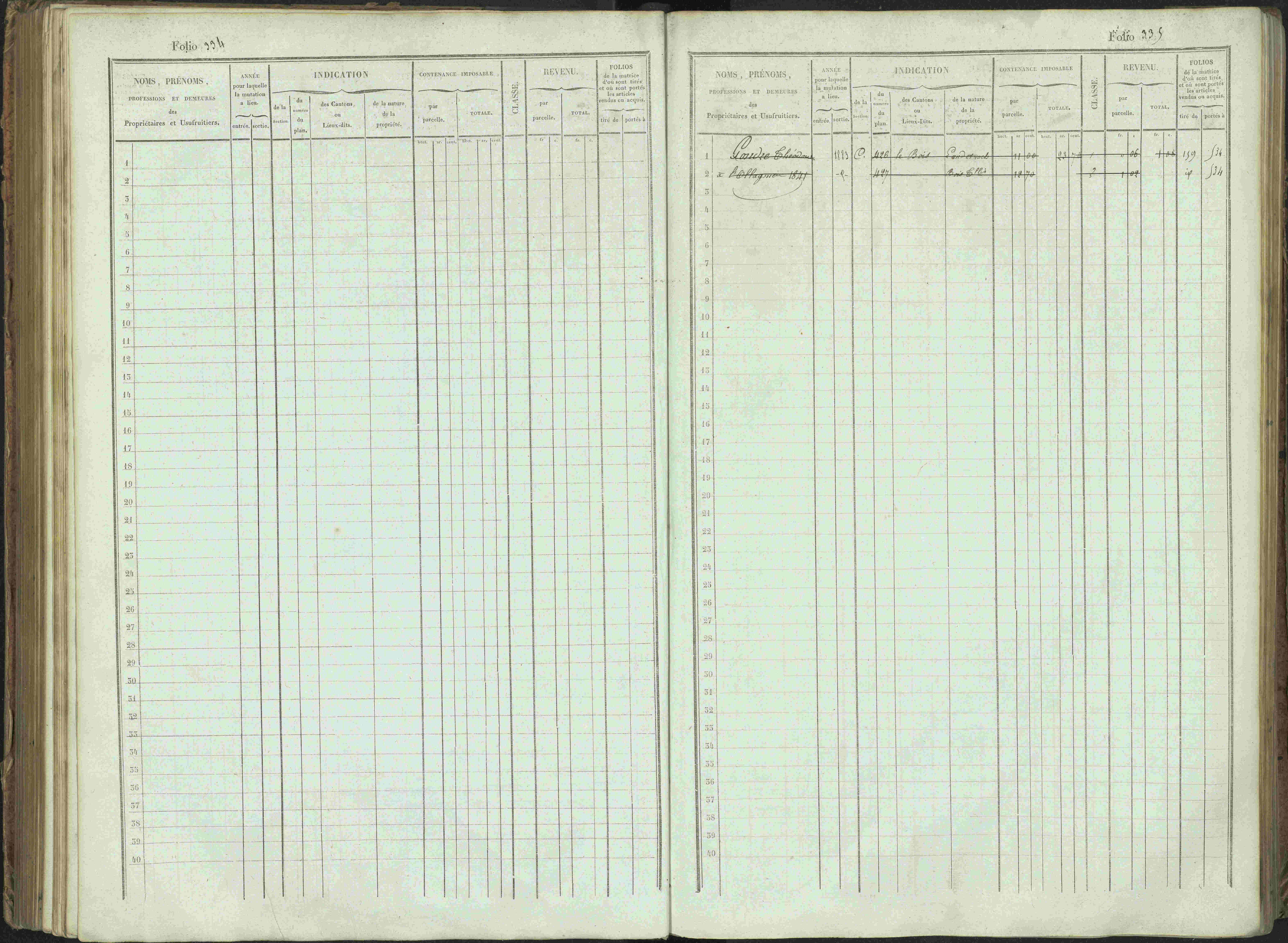 Bénévent-et-Charbillac - 3 P 261/1 - 3 P 261/1 - Matrice, folios 1-648.