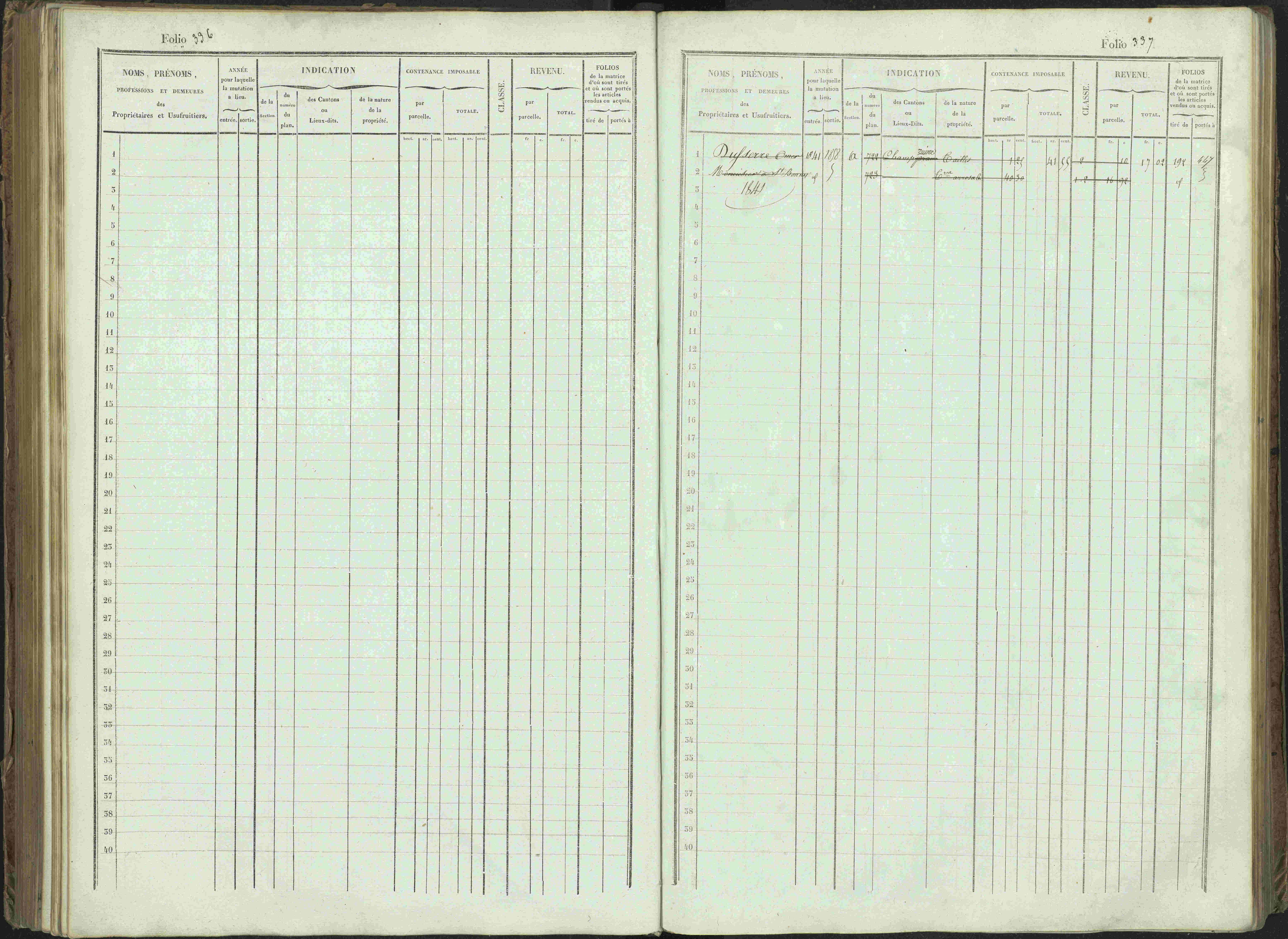 Bénévent-et-Charbillac - 3 P 261/1 - 3 P 261/1 - Matrice, folios 1-648.