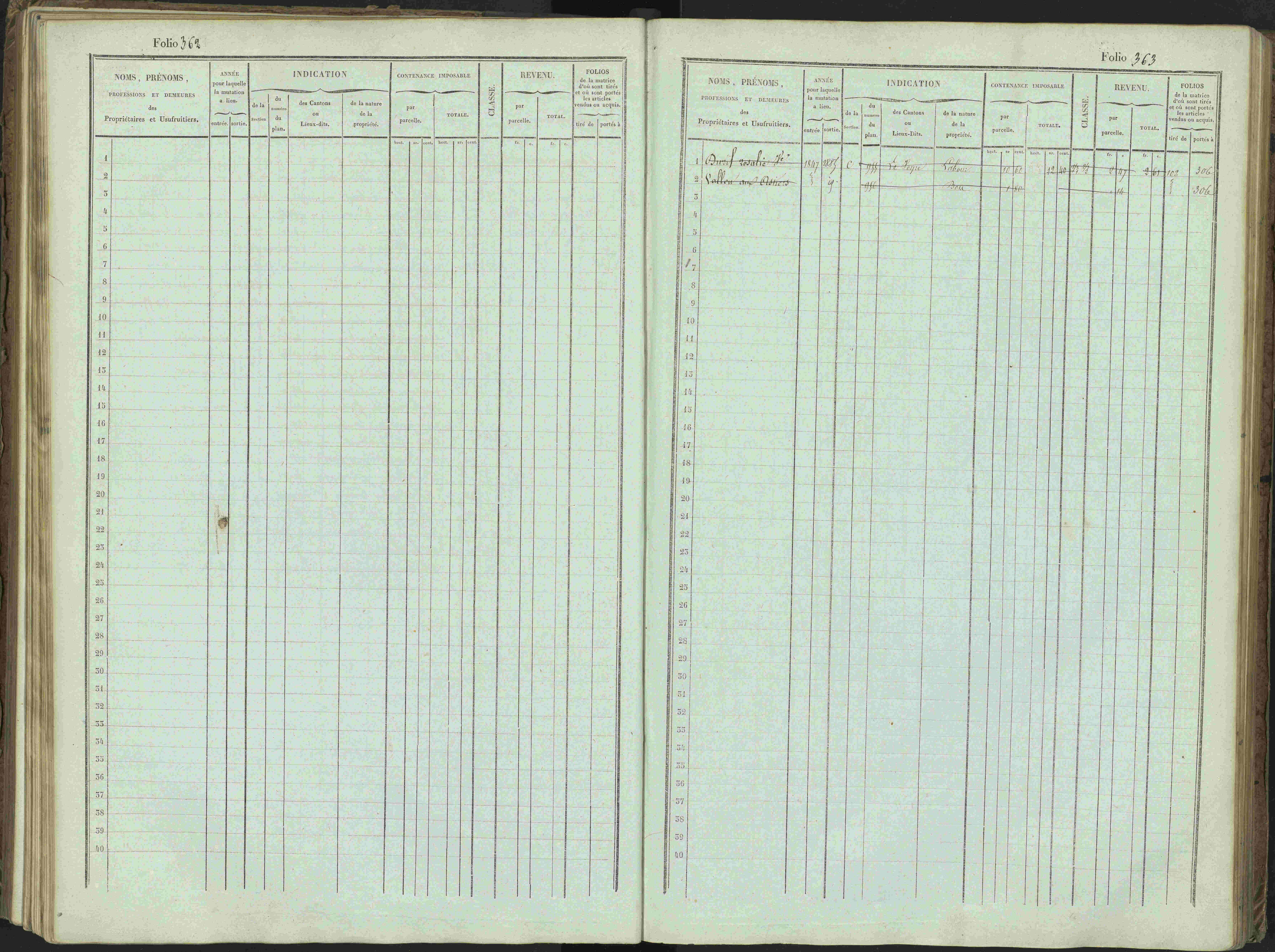 Bénévent-et-Charbillac - 3 P 261/1 - 3 P 261/1 - Matrice, folios 1-648.