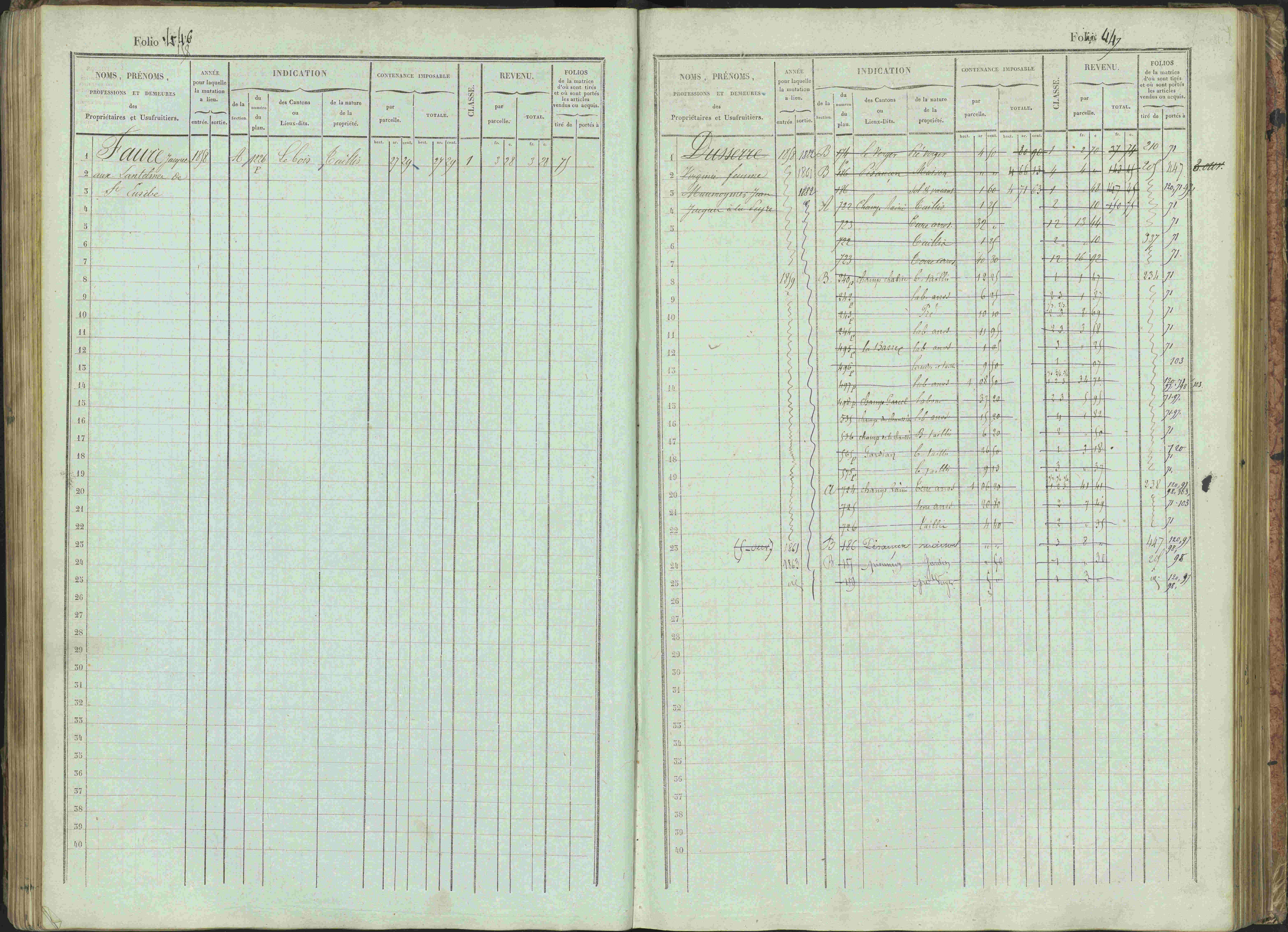 Bénévent-et-Charbillac - 3 P 261/1 - 3 P 261/1 - Matrice, folios 1-648.