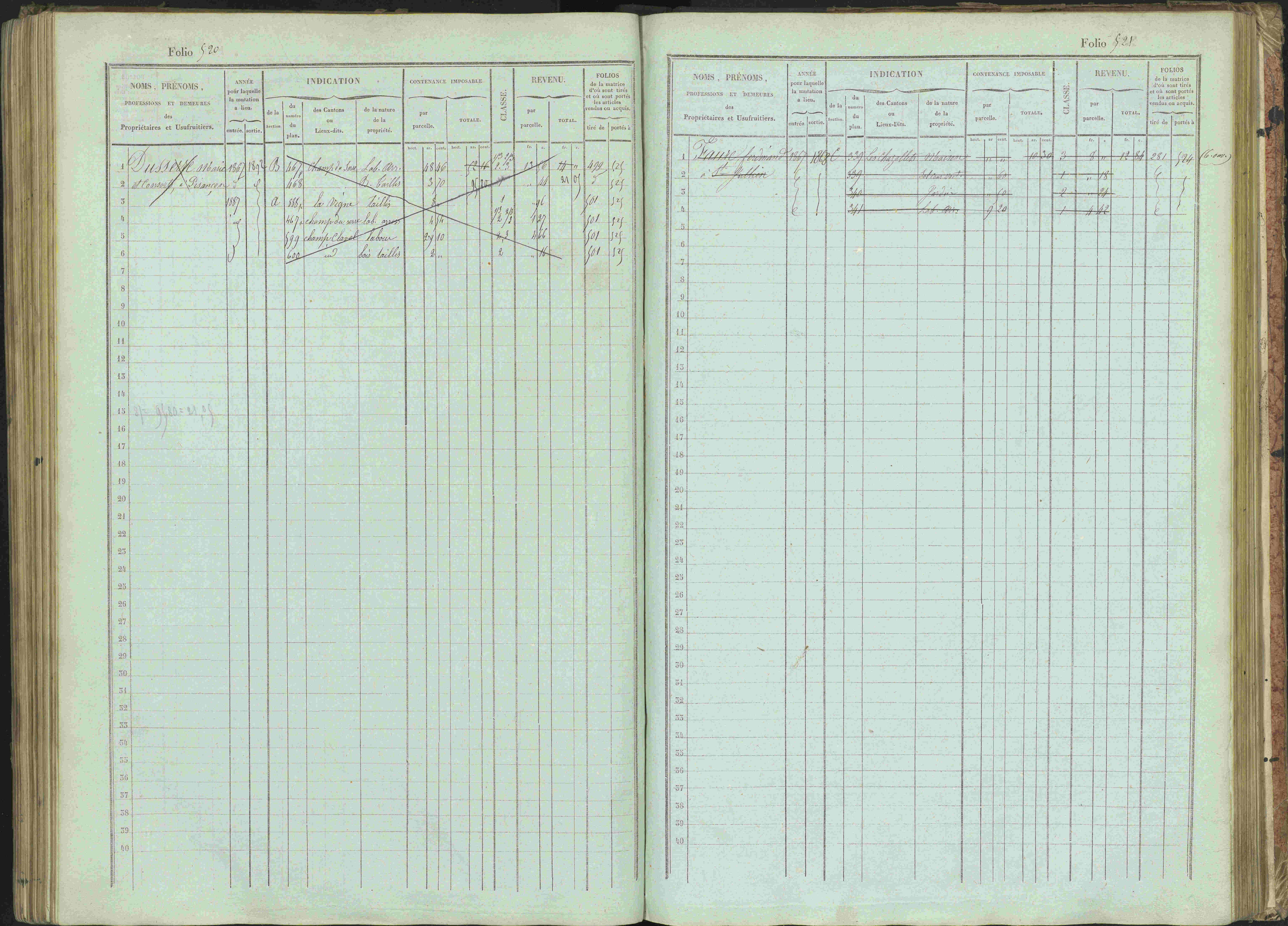 Bénévent-et-Charbillac - 3 P 261/1 - 3 P 261/1 - Matrice, folios 1-648.