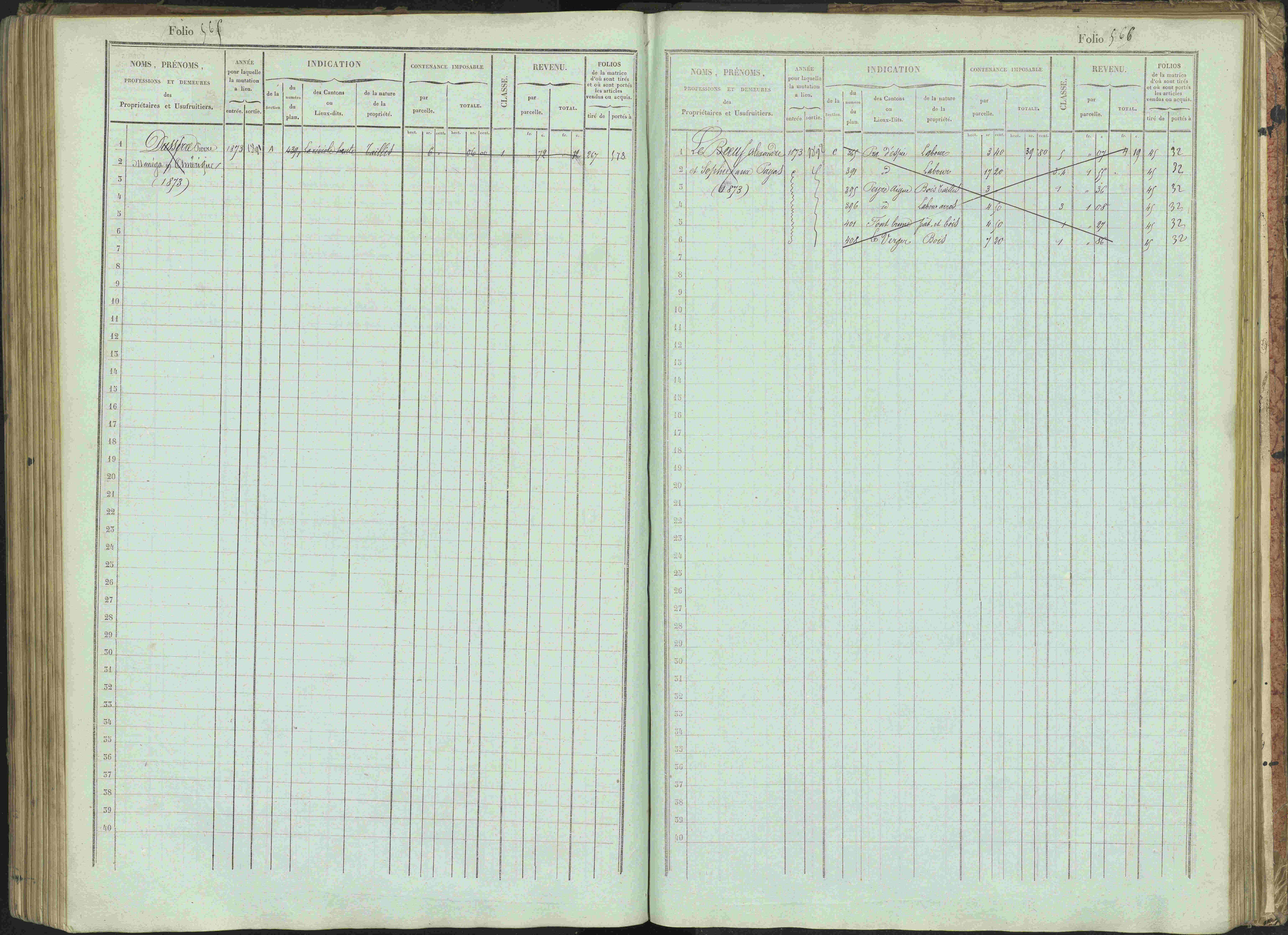 Bénévent-et-Charbillac - 3 P 261/1 - 3 P 261/1 - Matrice, folios 1-648.
