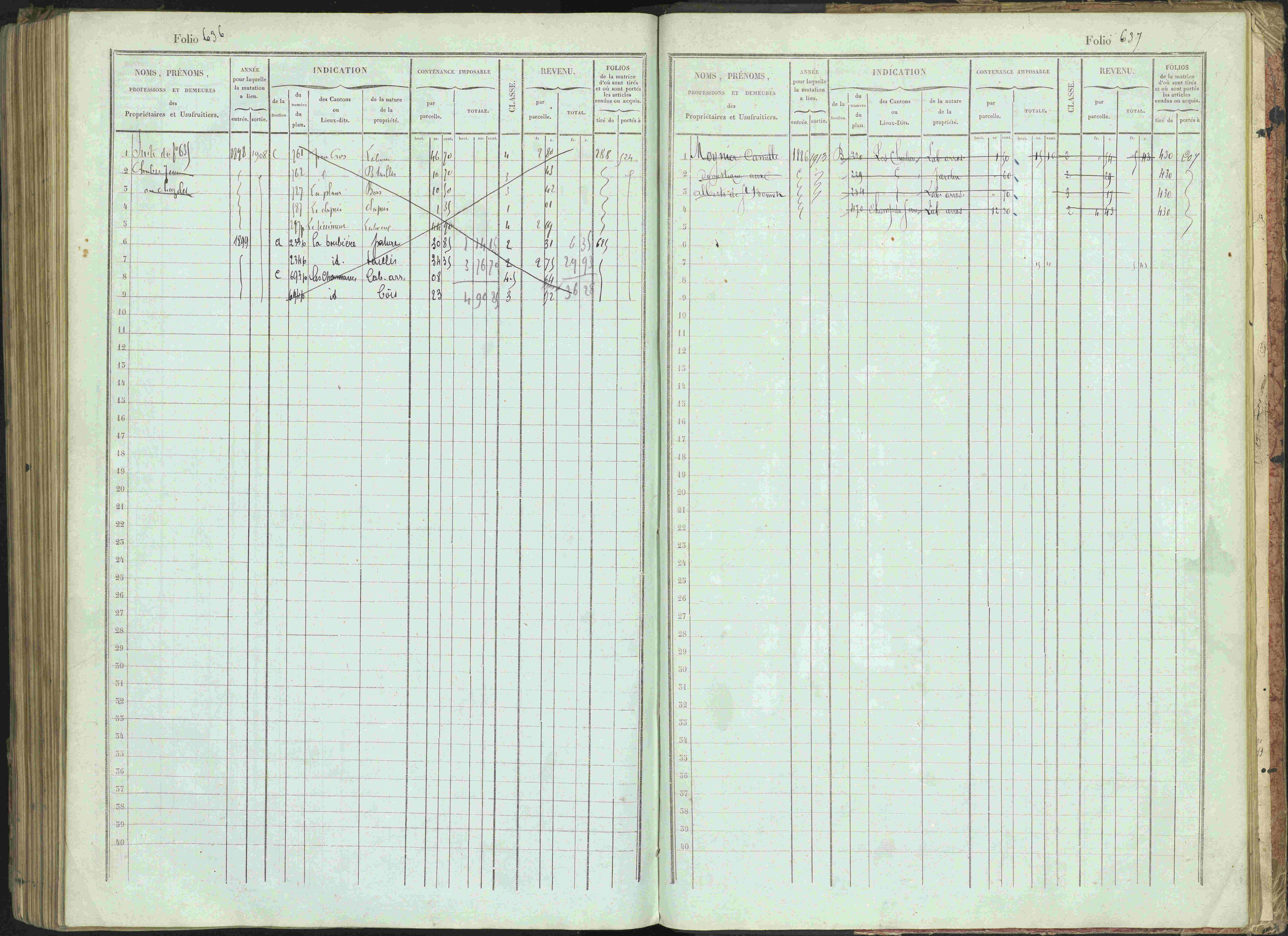 Bénévent-et-Charbillac - 3 P 261/1 - 3 P 261/1 - Matrice, folios 1-648.