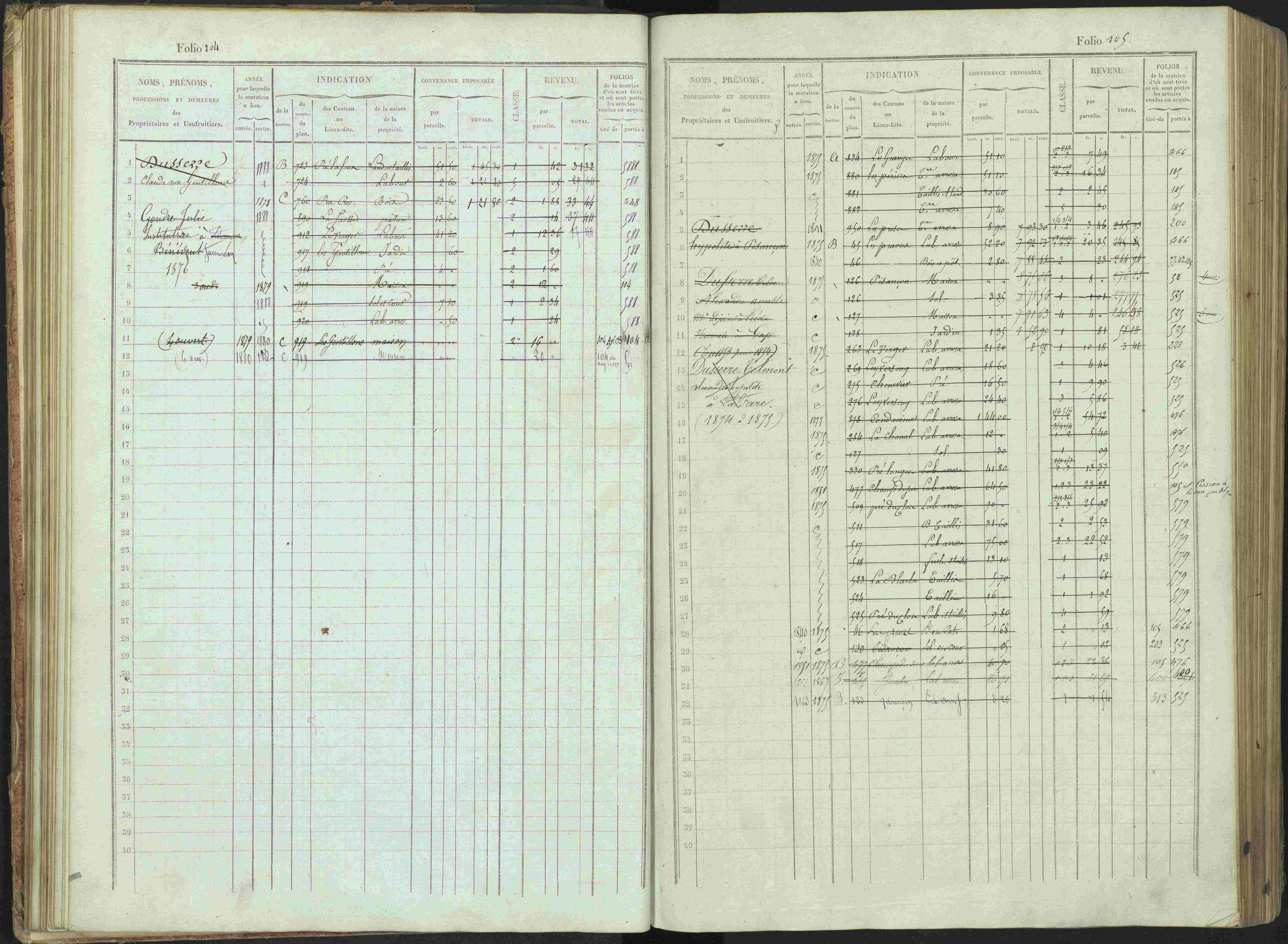 Bénévent-et-Charbillac - 3 P 261/1 - 3 P 261/1 - Matrice, folios 1-648.