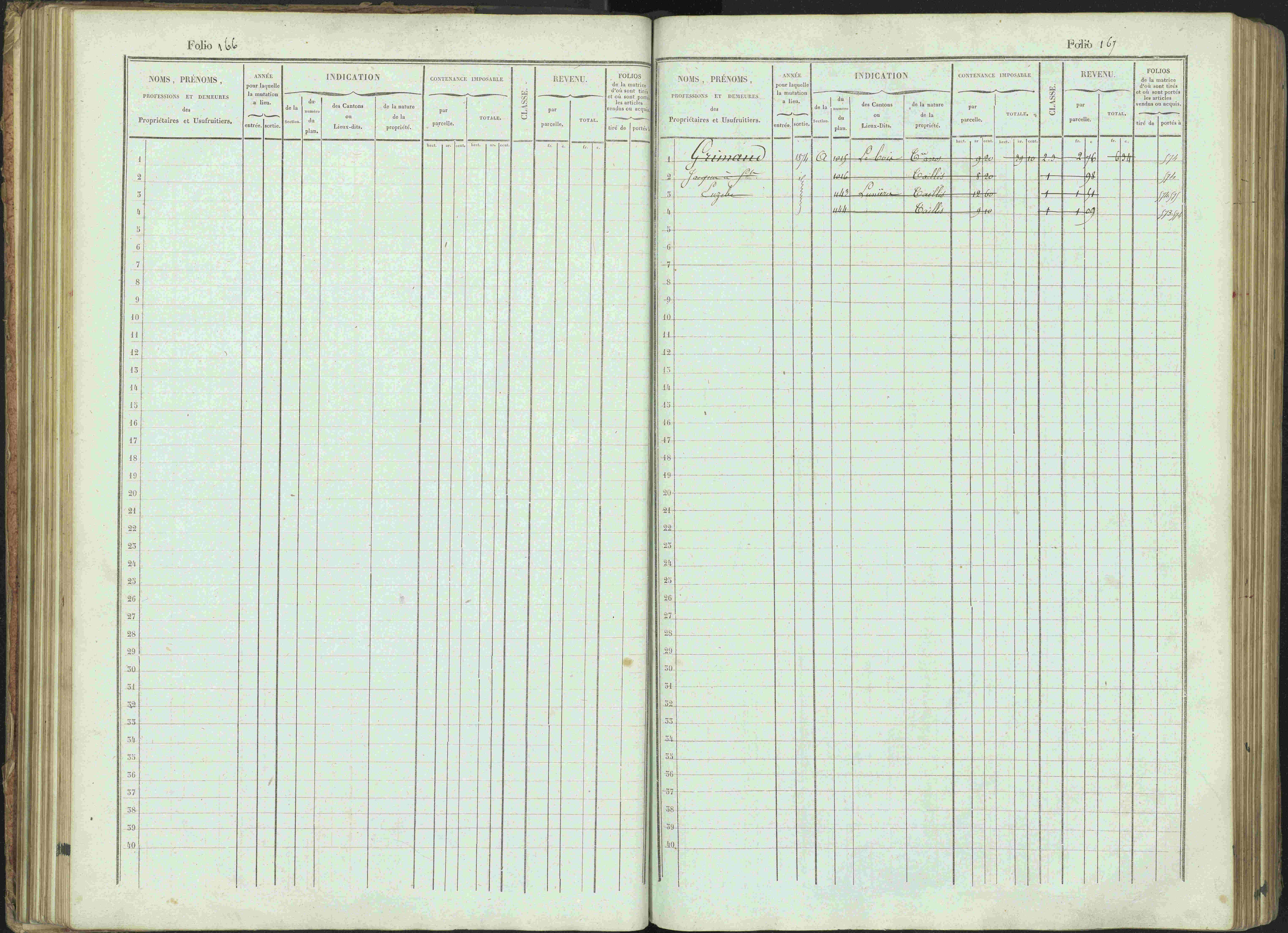 Bénévent-et-Charbillac - 3 P 261/1 - 3 P 261/1 - Matrice, folios 1-648.