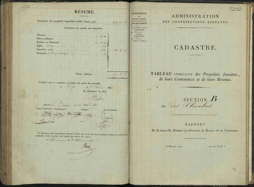 Le Bersac - 3 P 267/3 - 3 P 267/3 - État de section. 