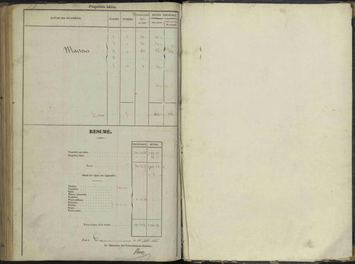Le Bersac - 3 P 267/3 - 3 P 267/3 - État de section. 