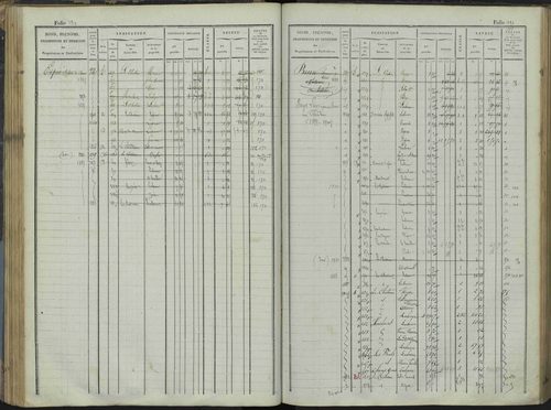 Le Bersac - 3 P 267/1 - 3 P 267/1 - Matrice foncière. 