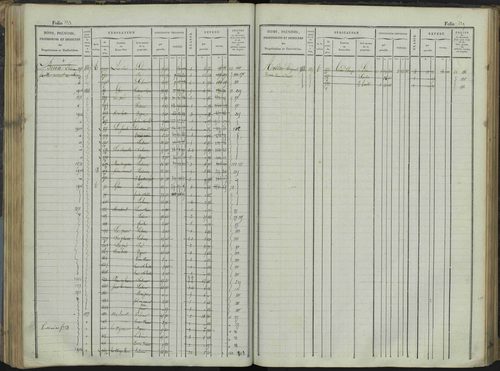 Le Bersac - 3 P 267/1 - 3 P 267/1 - Matrice foncière. 