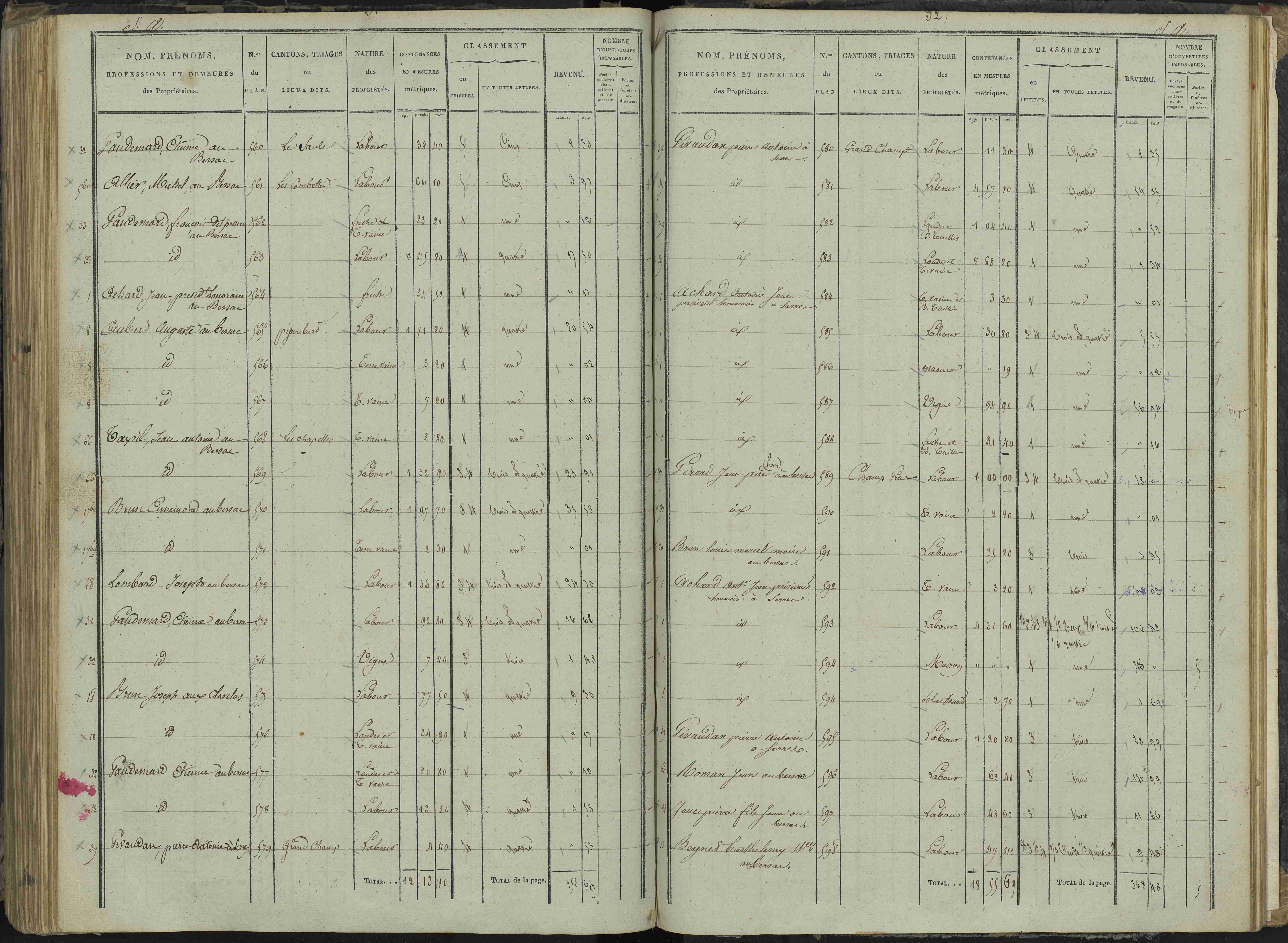 Le Bersac - 3 P 267/3 - 3 P 267/3 - État de section.