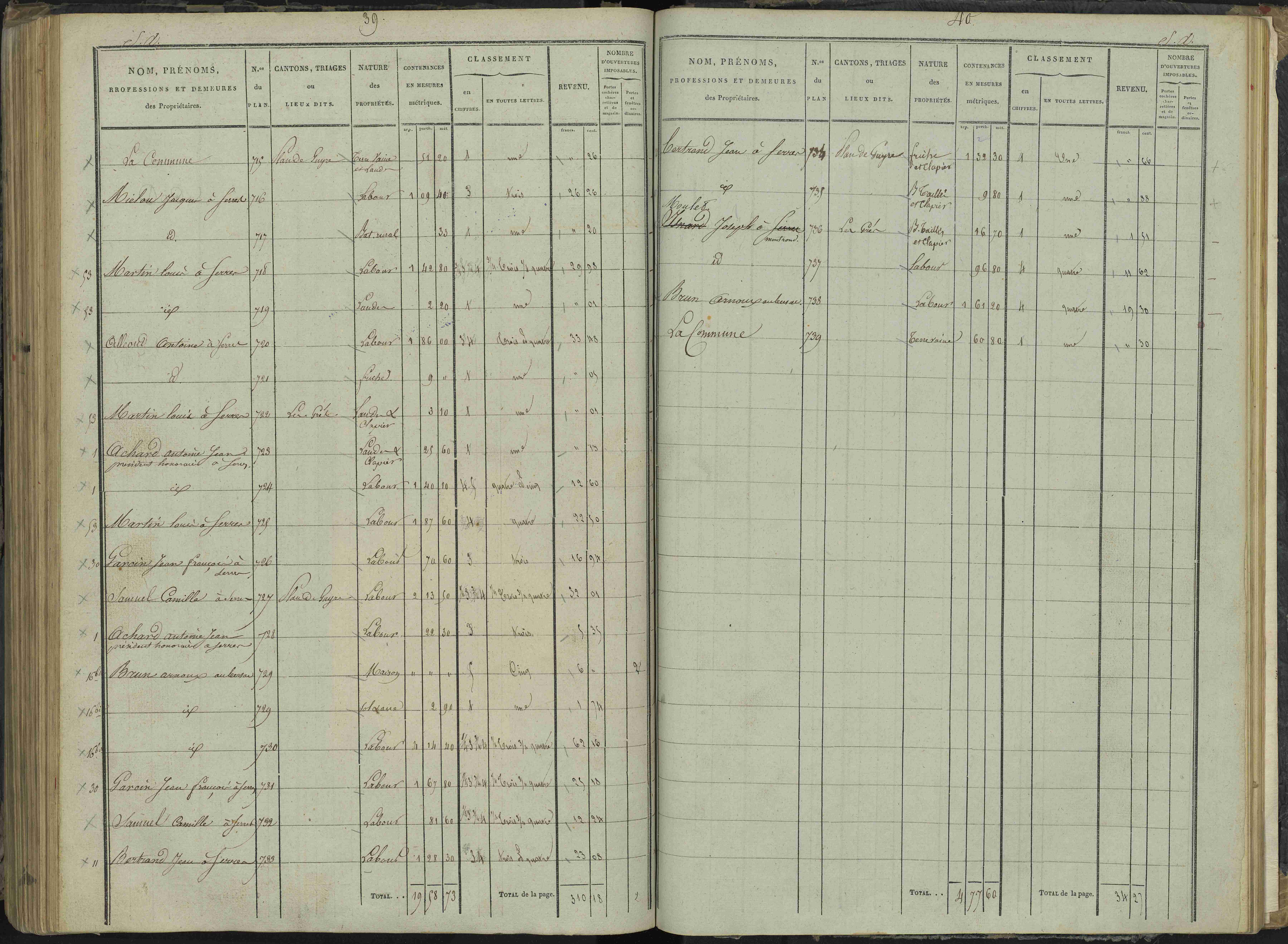 Le Bersac - 3 P 267/3 - 3 P 267/3 - État de section.