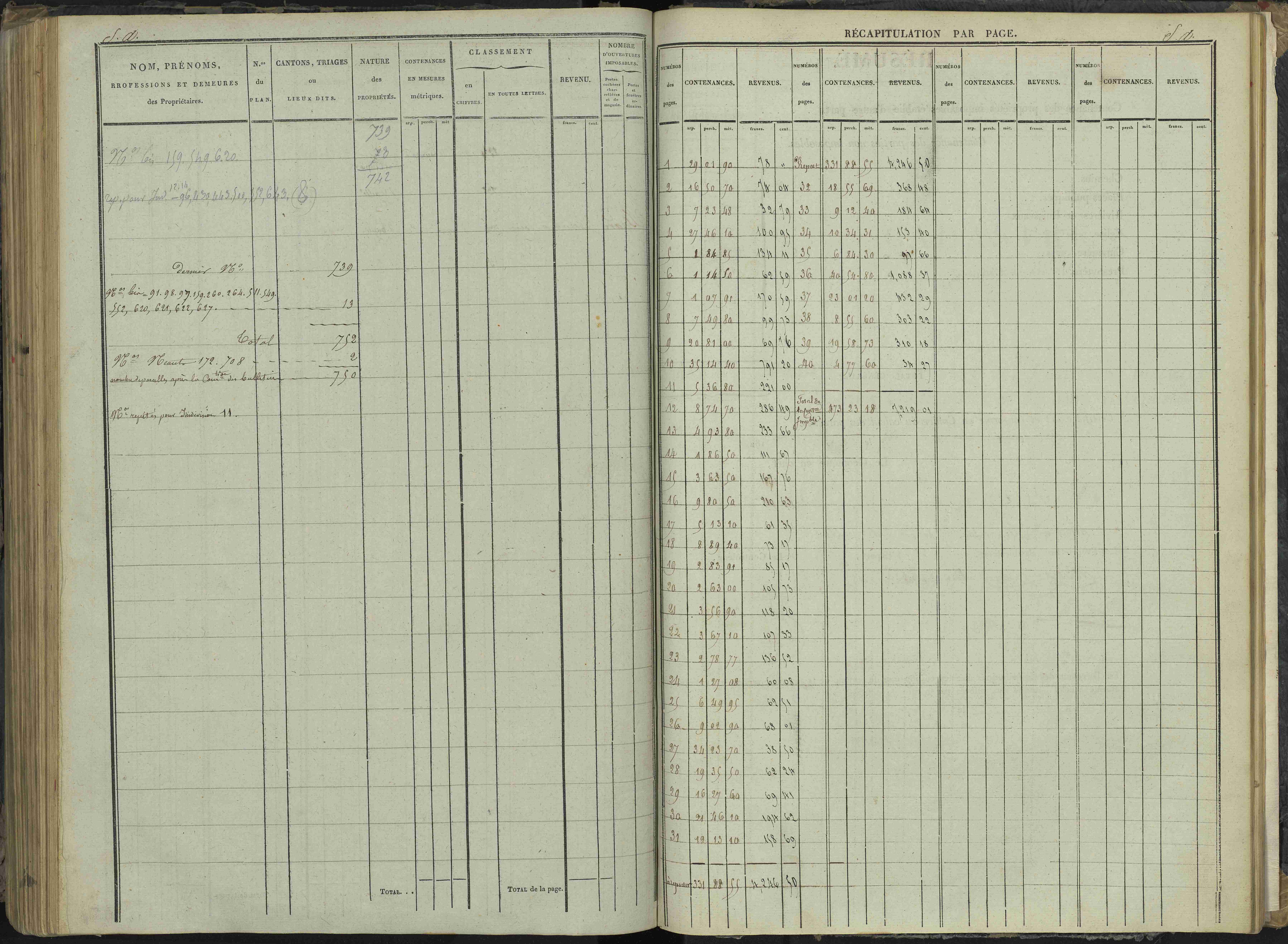 Le Bersac - 3 P 267/3 - 3 P 267/3 - État de section.