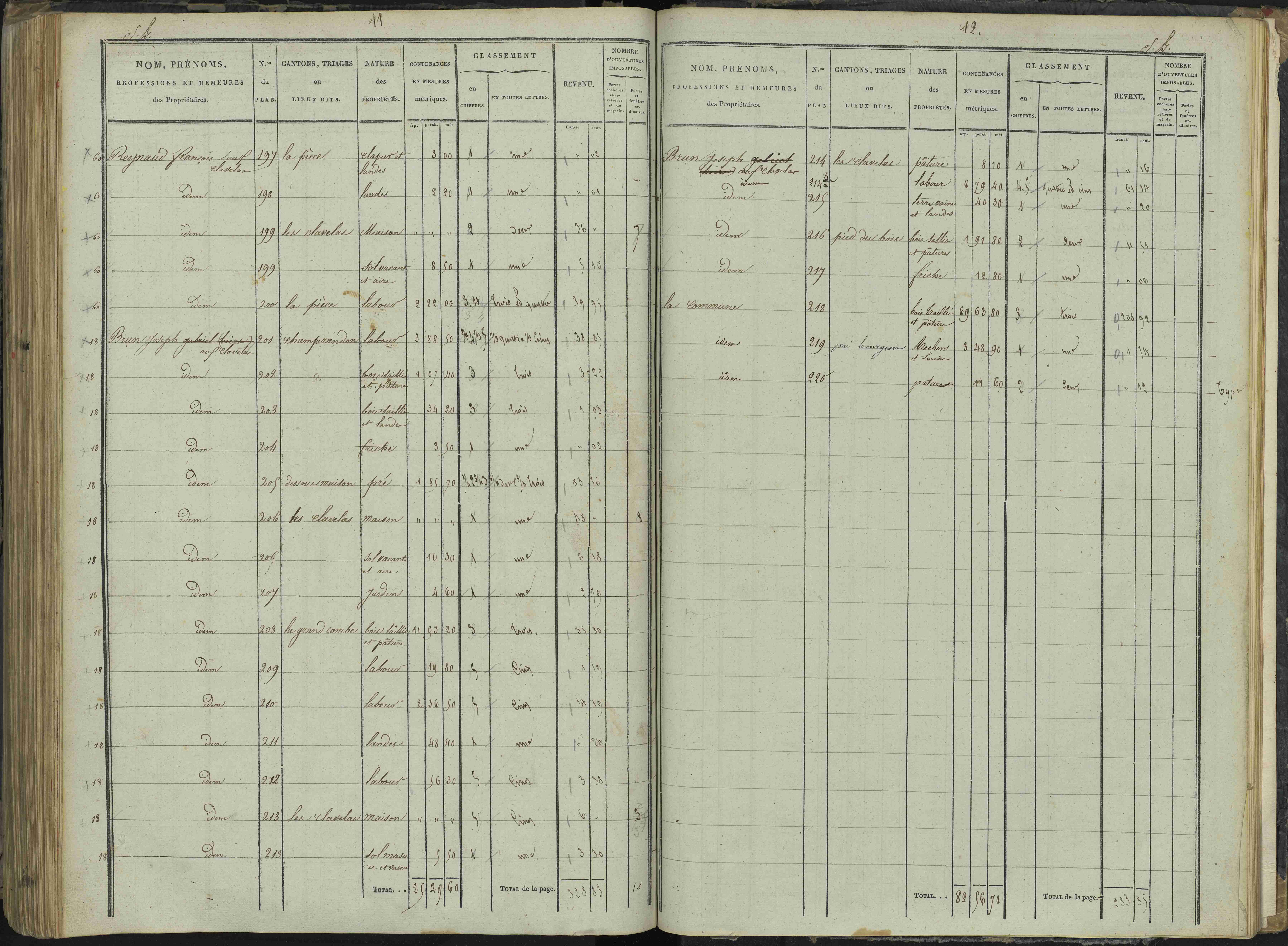 Le Bersac - 3 P 267/3 - 3 P 267/3 - État de section.