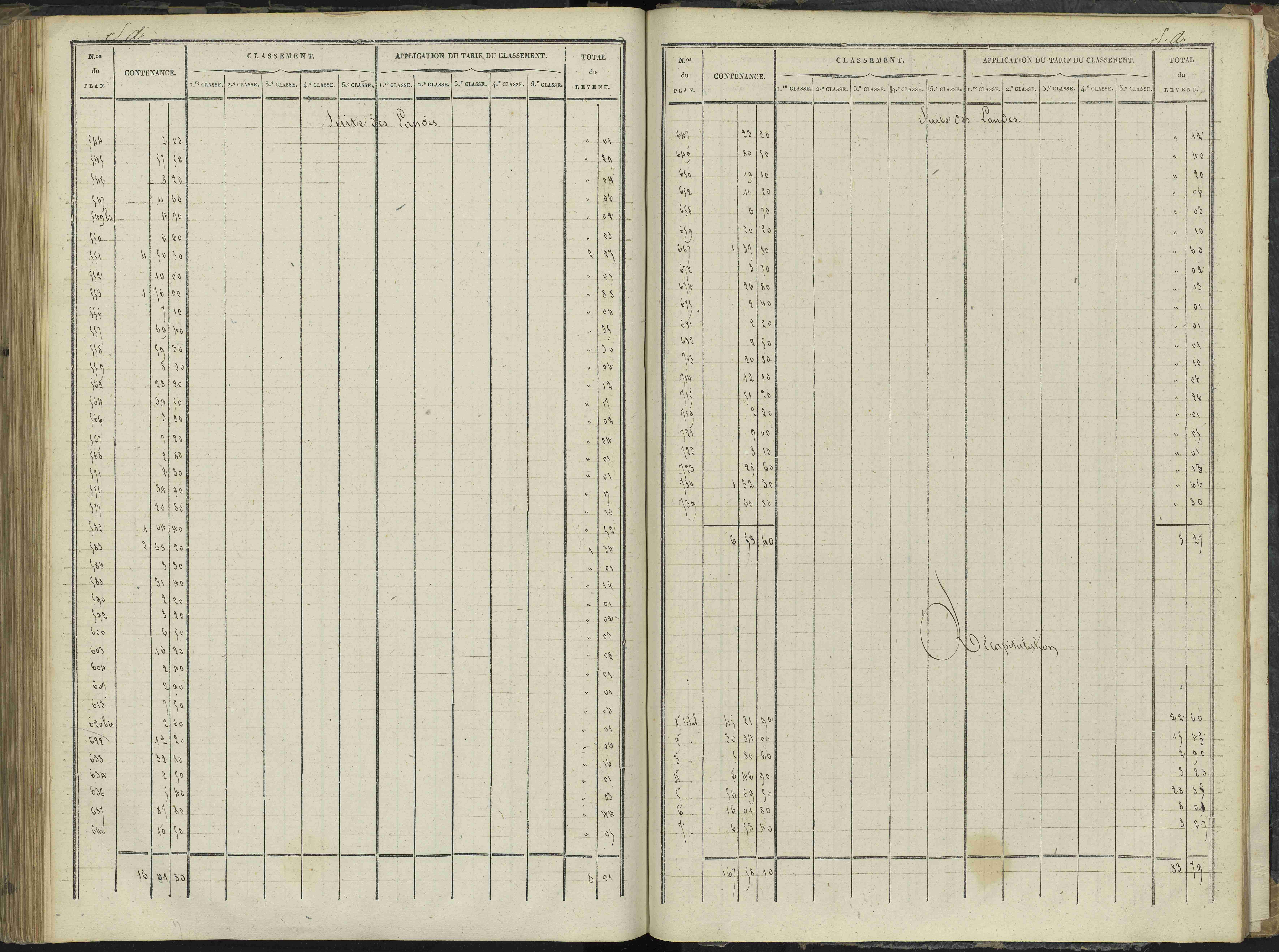 Le Bersac - 3 P 267/3 - 3 P 267/3 - État de section.