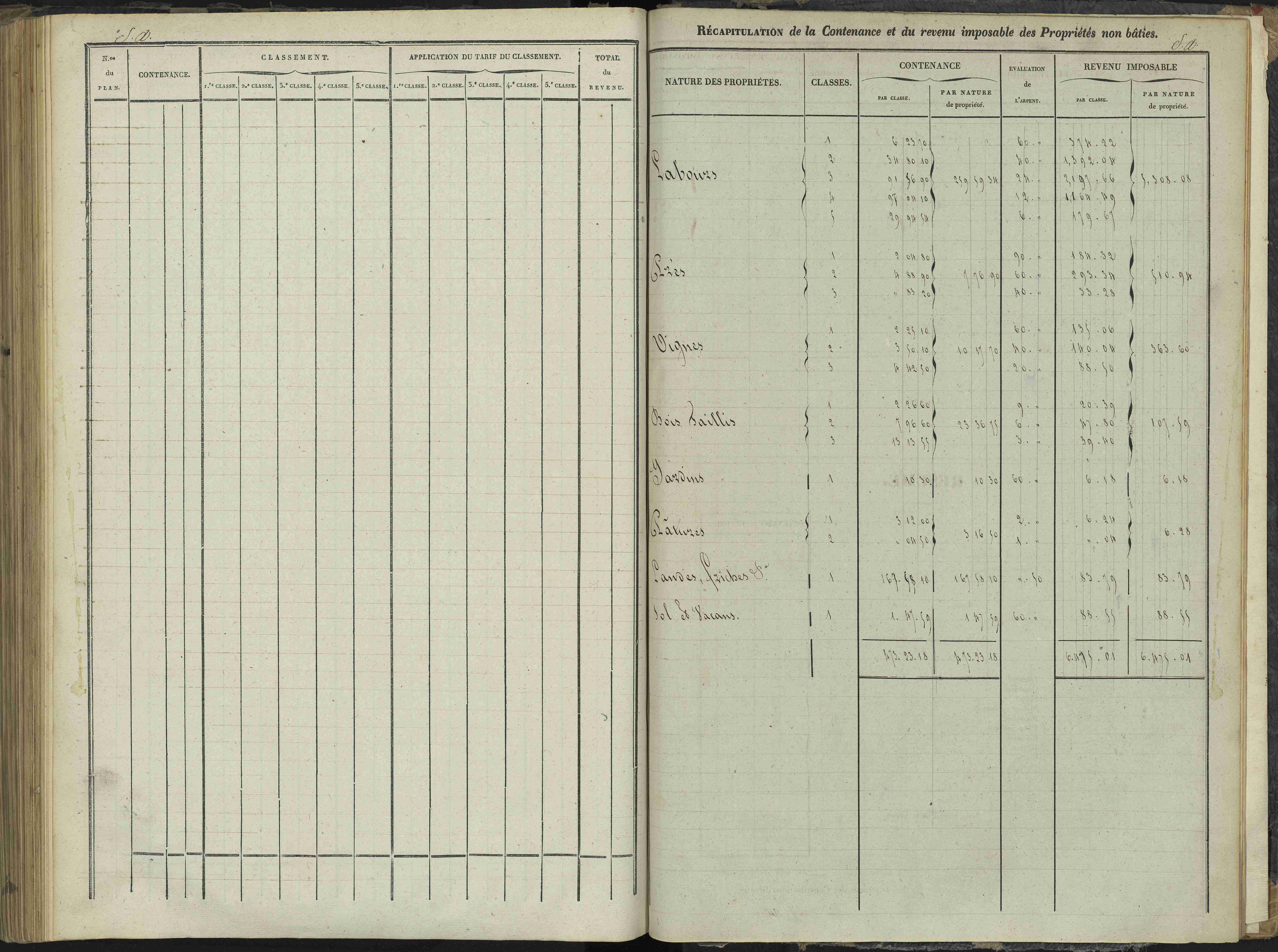 Le Bersac - 3 P 267/3 - 3 P 267/3 - État de section.