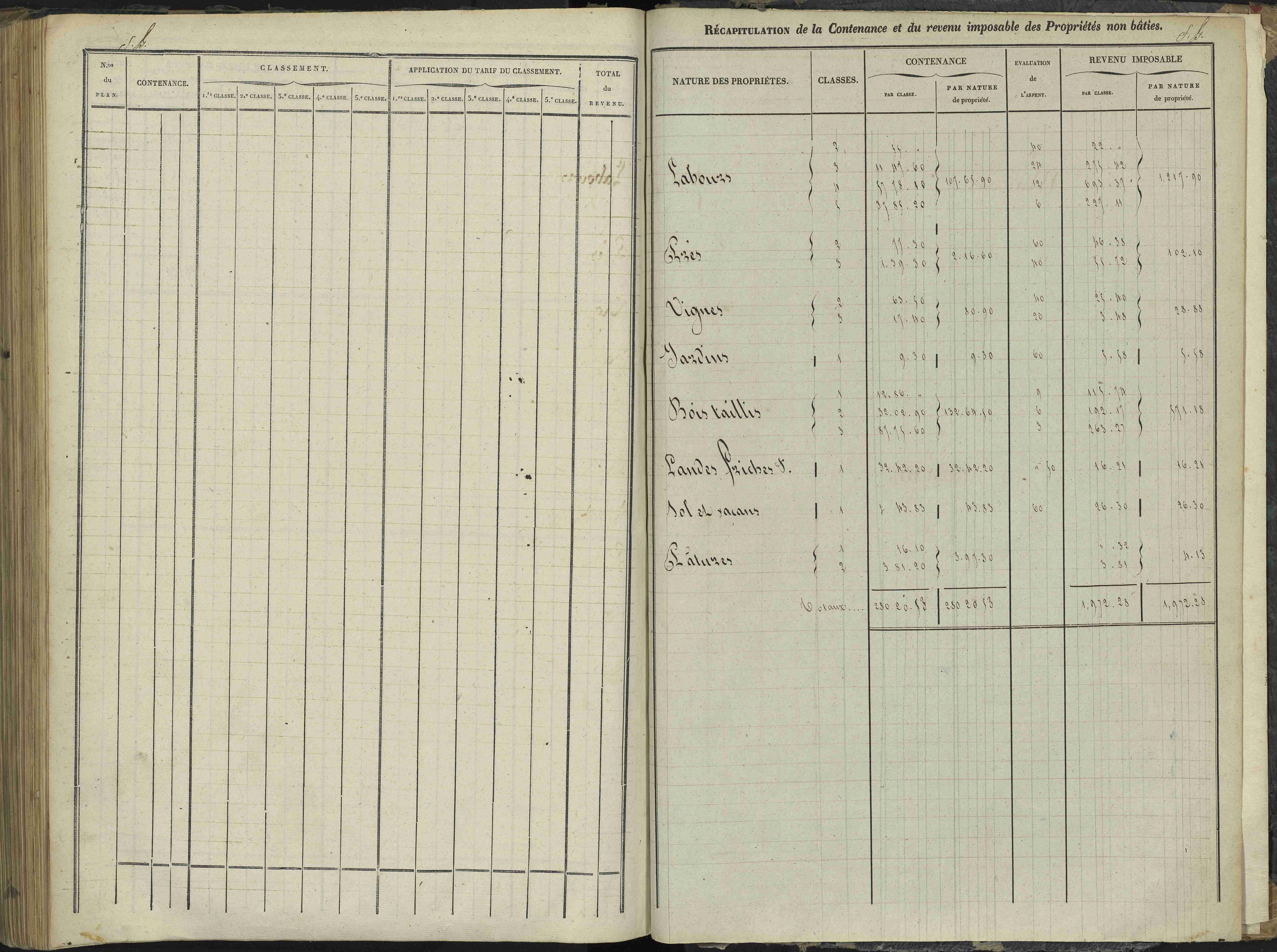 Le Bersac - 3 P 267/3 - 3 P 267/3 - État de section.