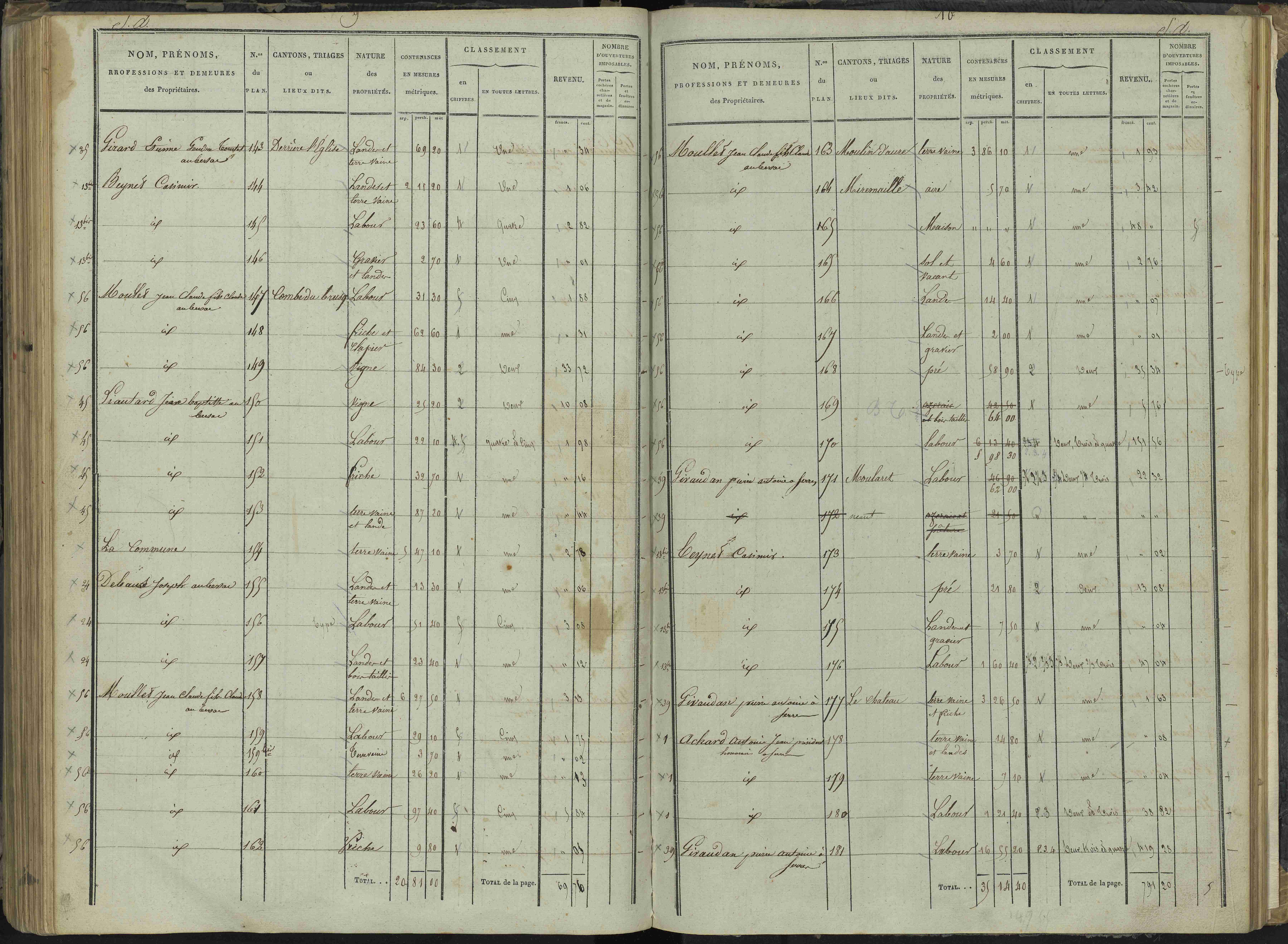 Le Bersac - 3 P 267/3 - 3 P 267/3 - État de section.