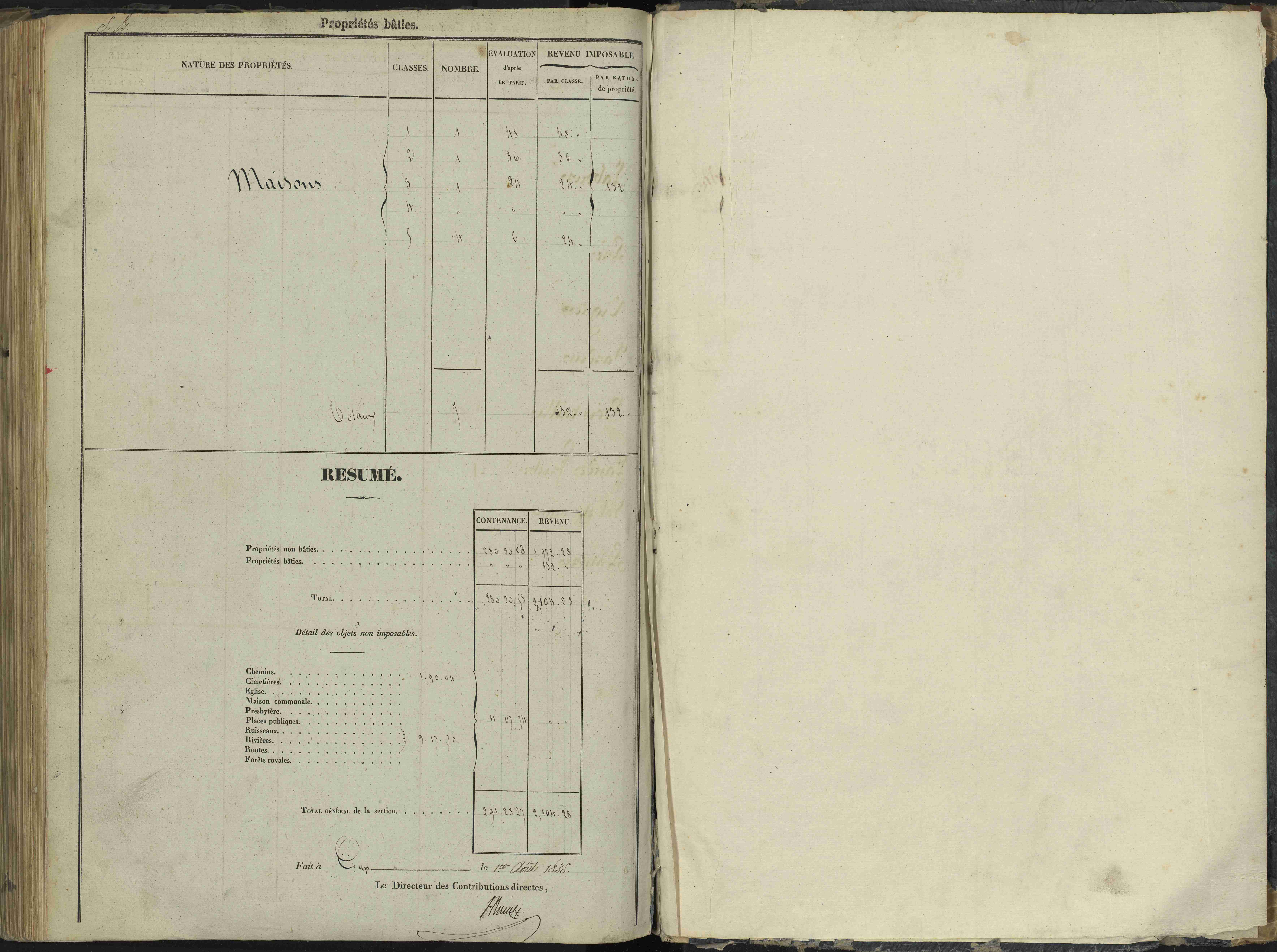 Le Bersac - 3 P 267/3 - 3 P 267/3 - État de section.