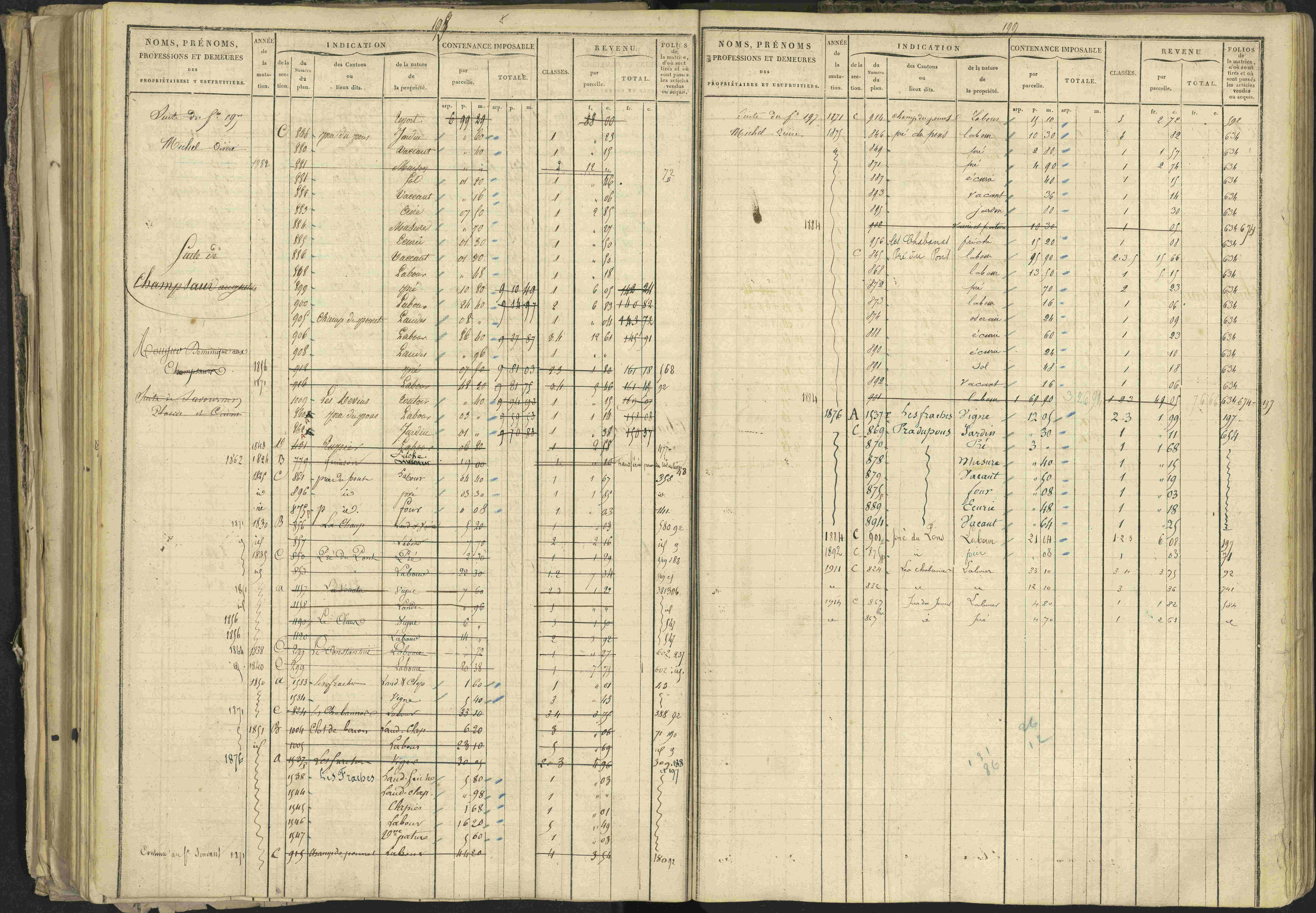 Bréziers - 3 P 273/2 - 3 P 273/2 - Matrice, folios 1-640. 