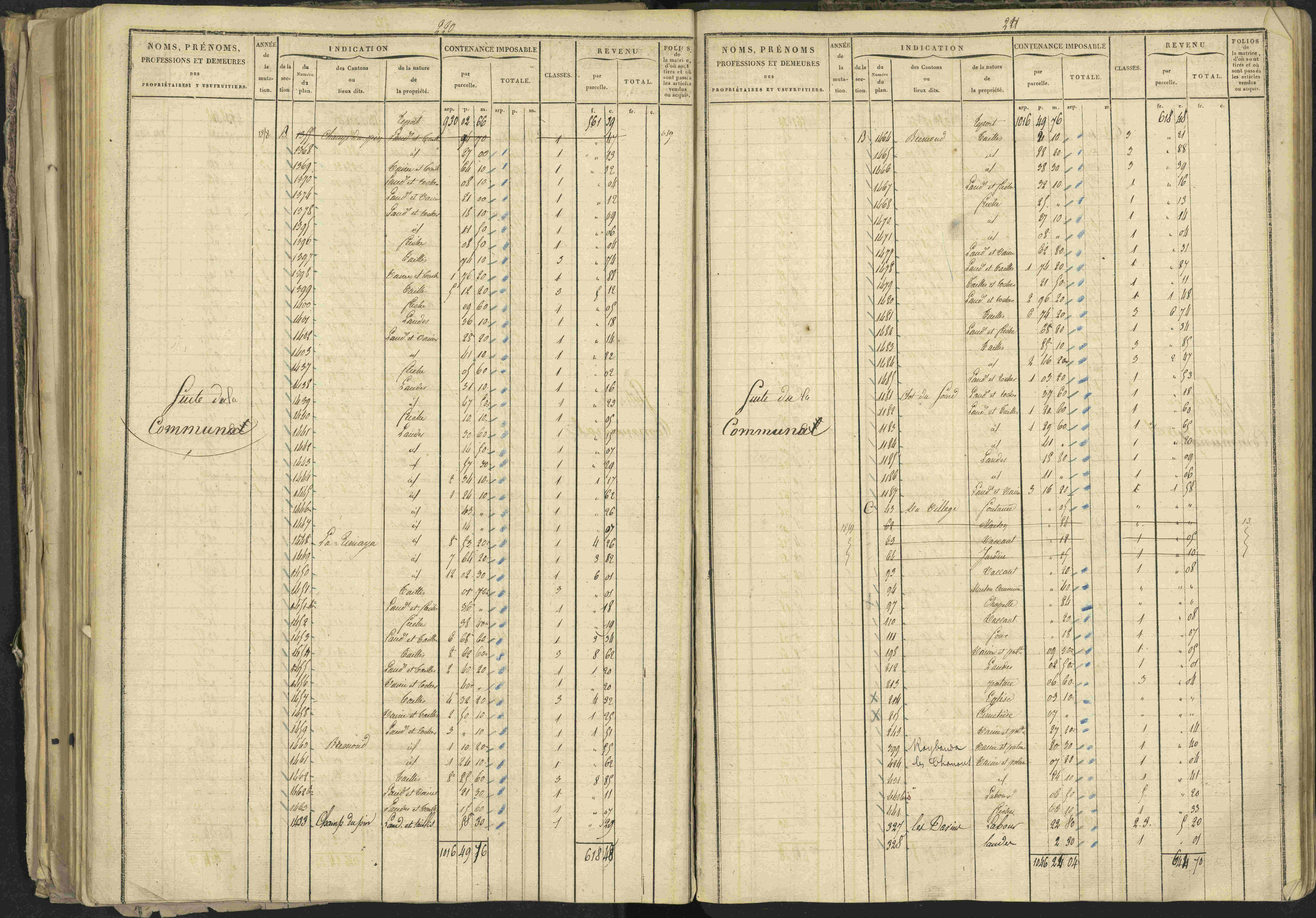 Bréziers - 3 P 273/2 - 3 P 273/2 - Matrice, folios 1-640. 