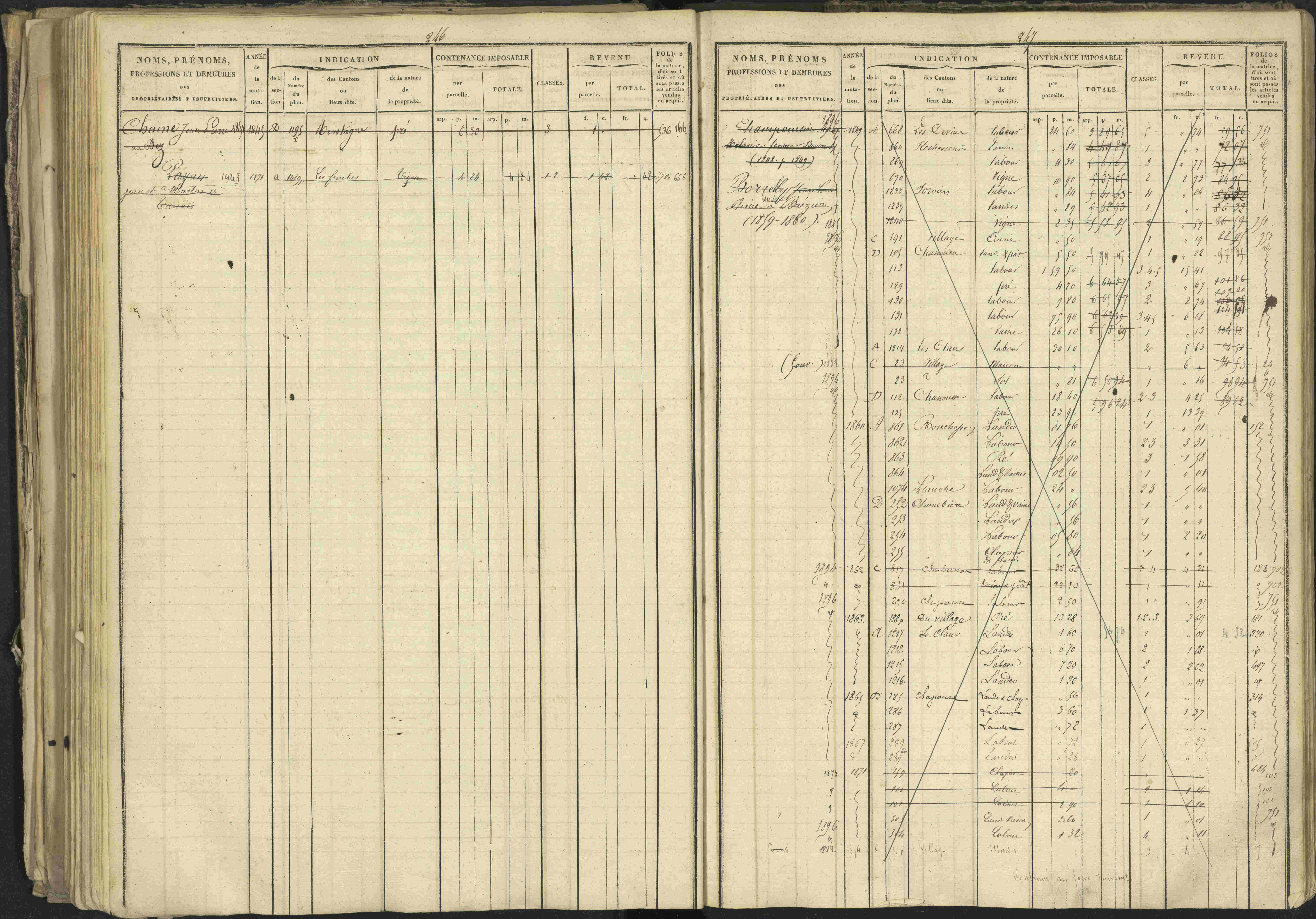 Bréziers - 3 P 273/2 - 3 P 273/2 - Matrice, folios 1-640. 
