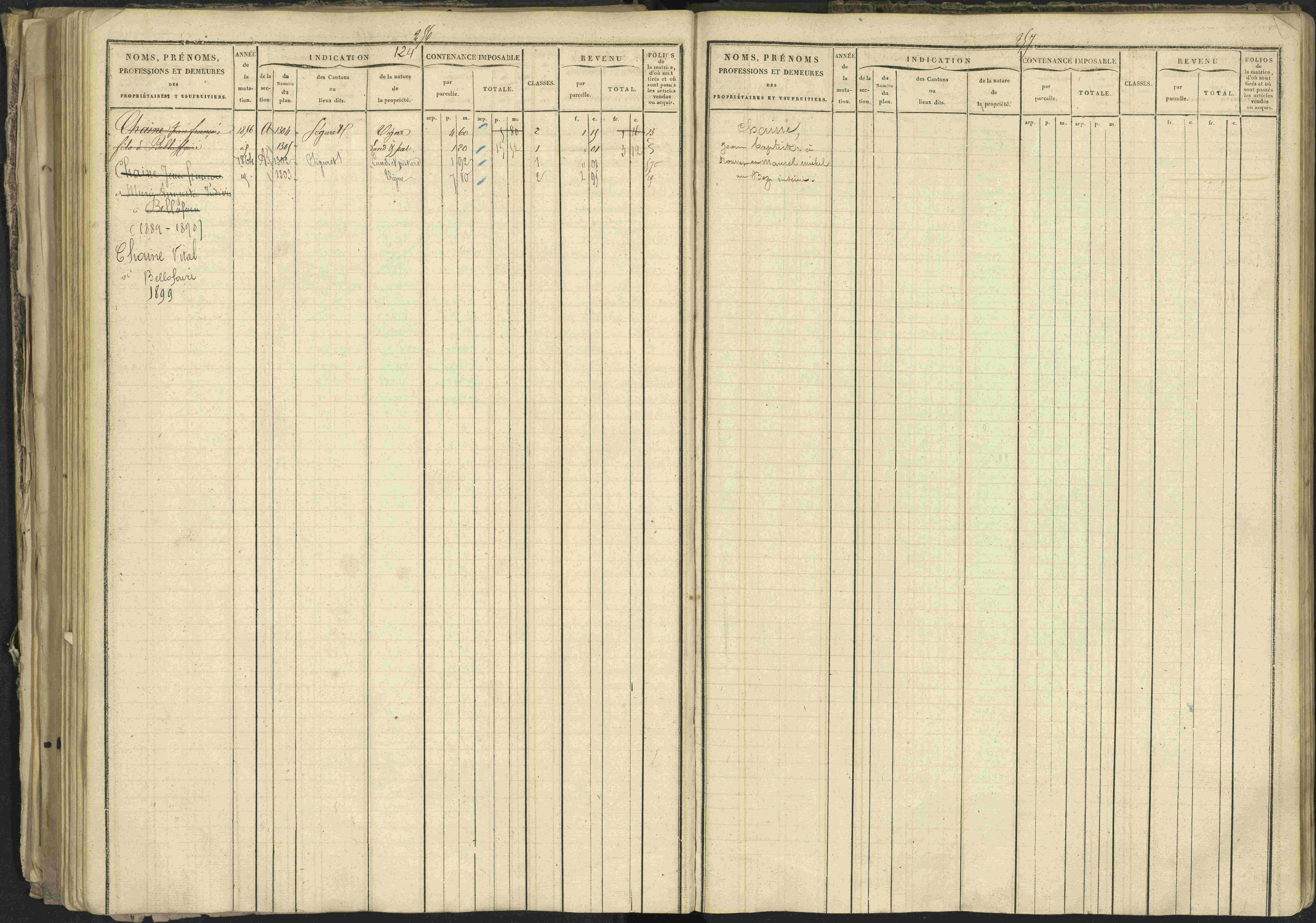 Bréziers - 3 P 273/2 - 3 P 273/2 - Matrice, folios 1-640. 