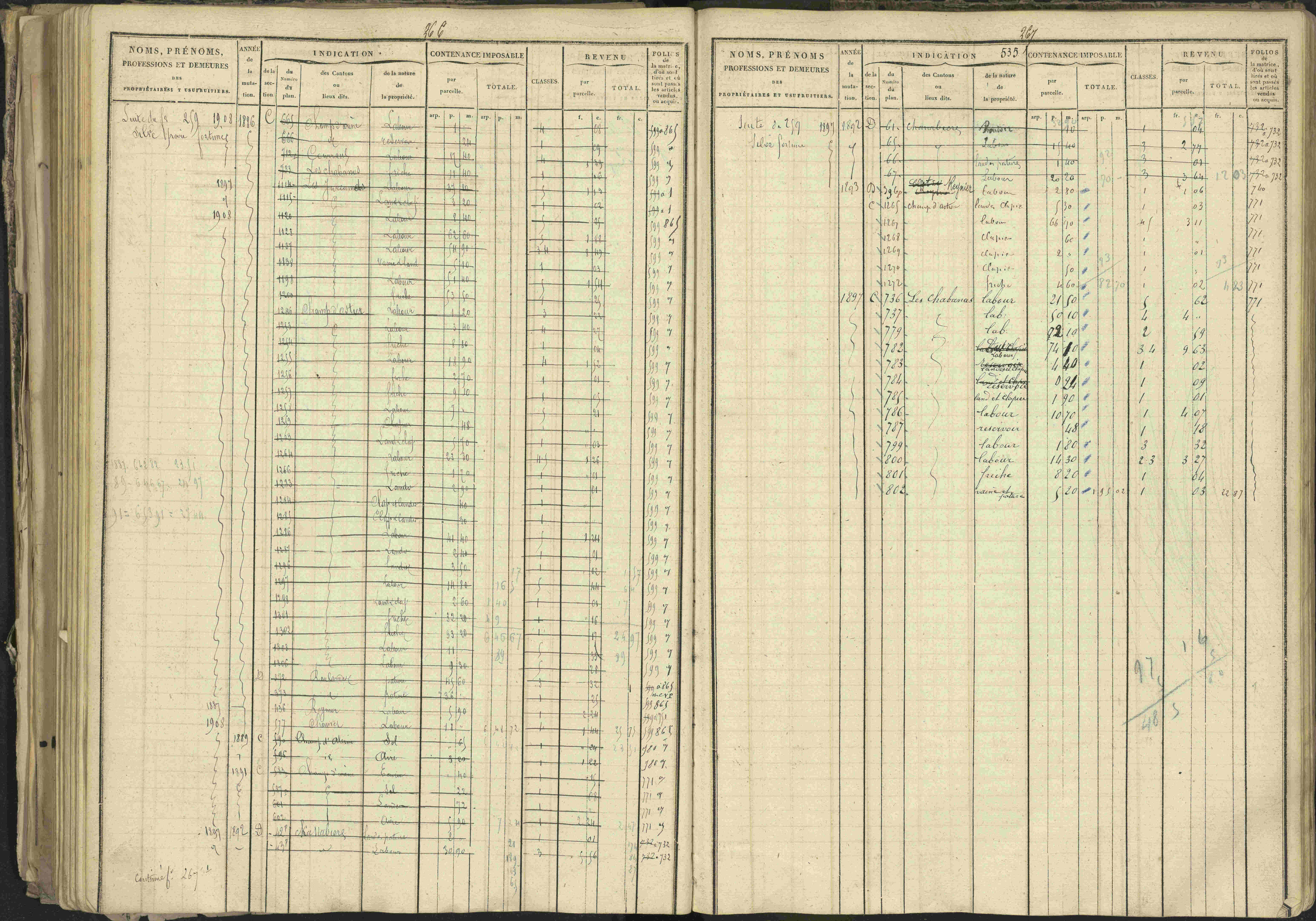 Bréziers - 3 P 273/2 - 3 P 273/2 - Matrice, folios 1-640. 