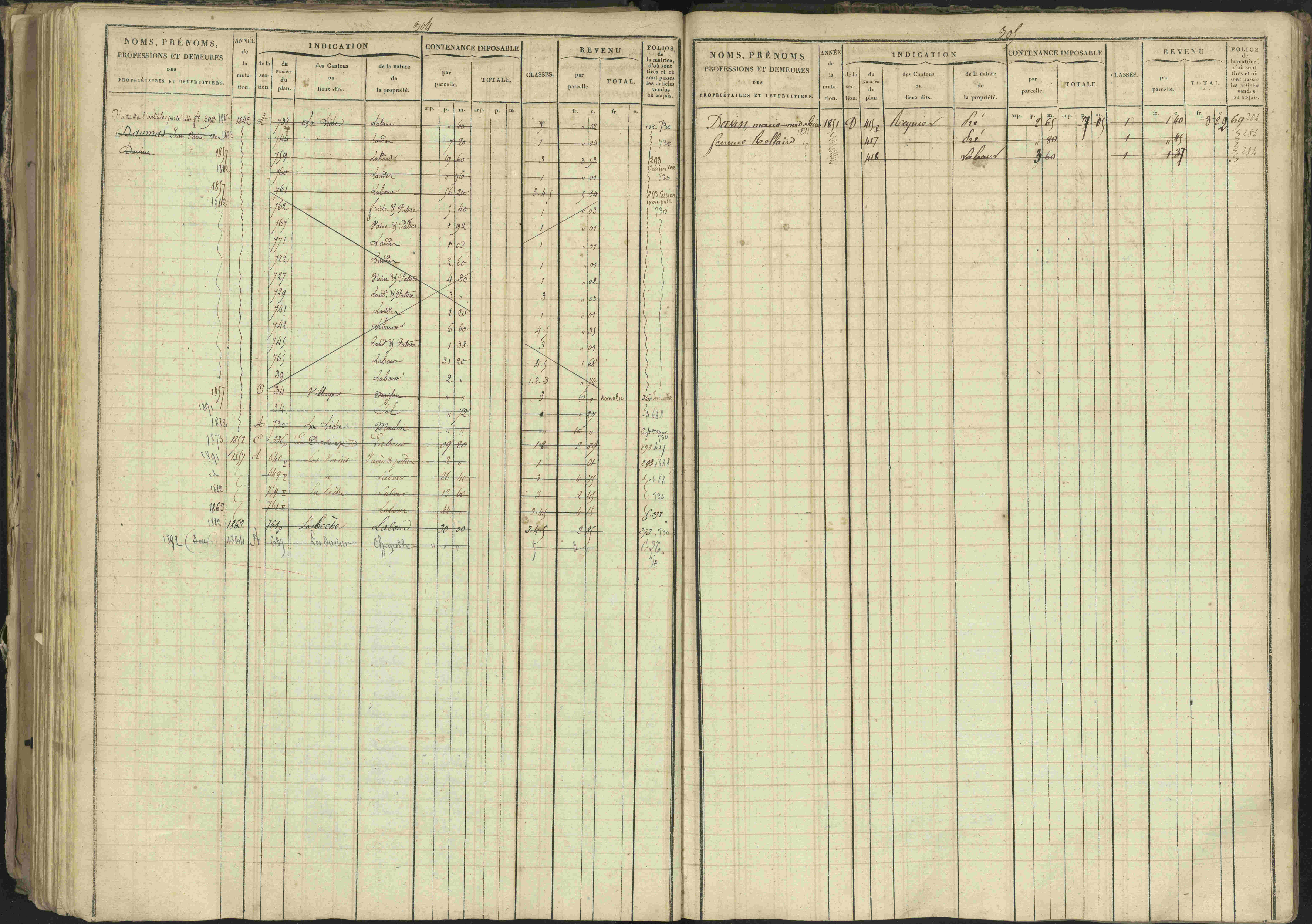 Bréziers - 3 P 273/2 - 3 P 273/2 - Matrice, folios 1-640. 