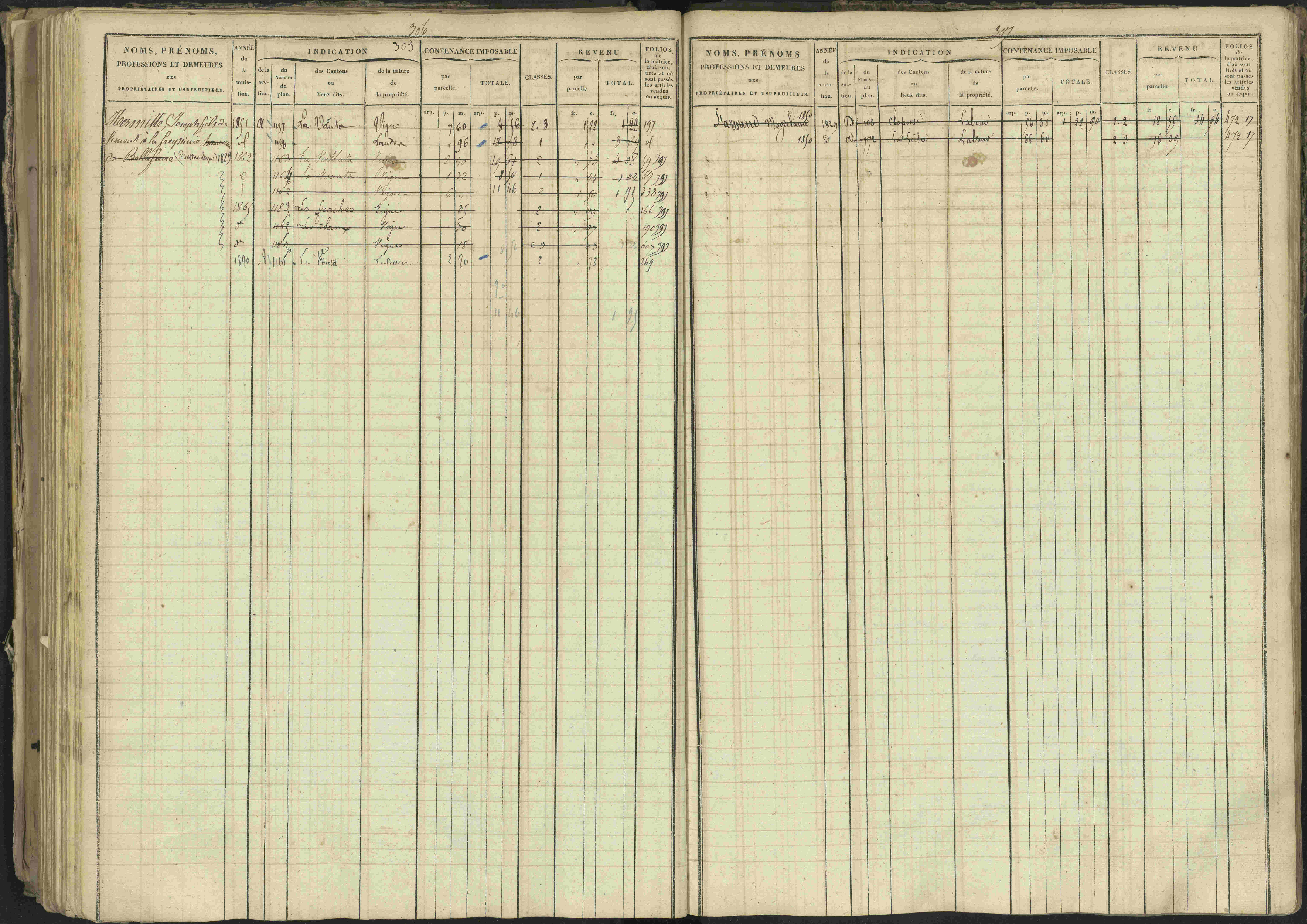 Bréziers - 3 P 273/2 - 3 P 273/2 - Matrice, folios 1-640. 