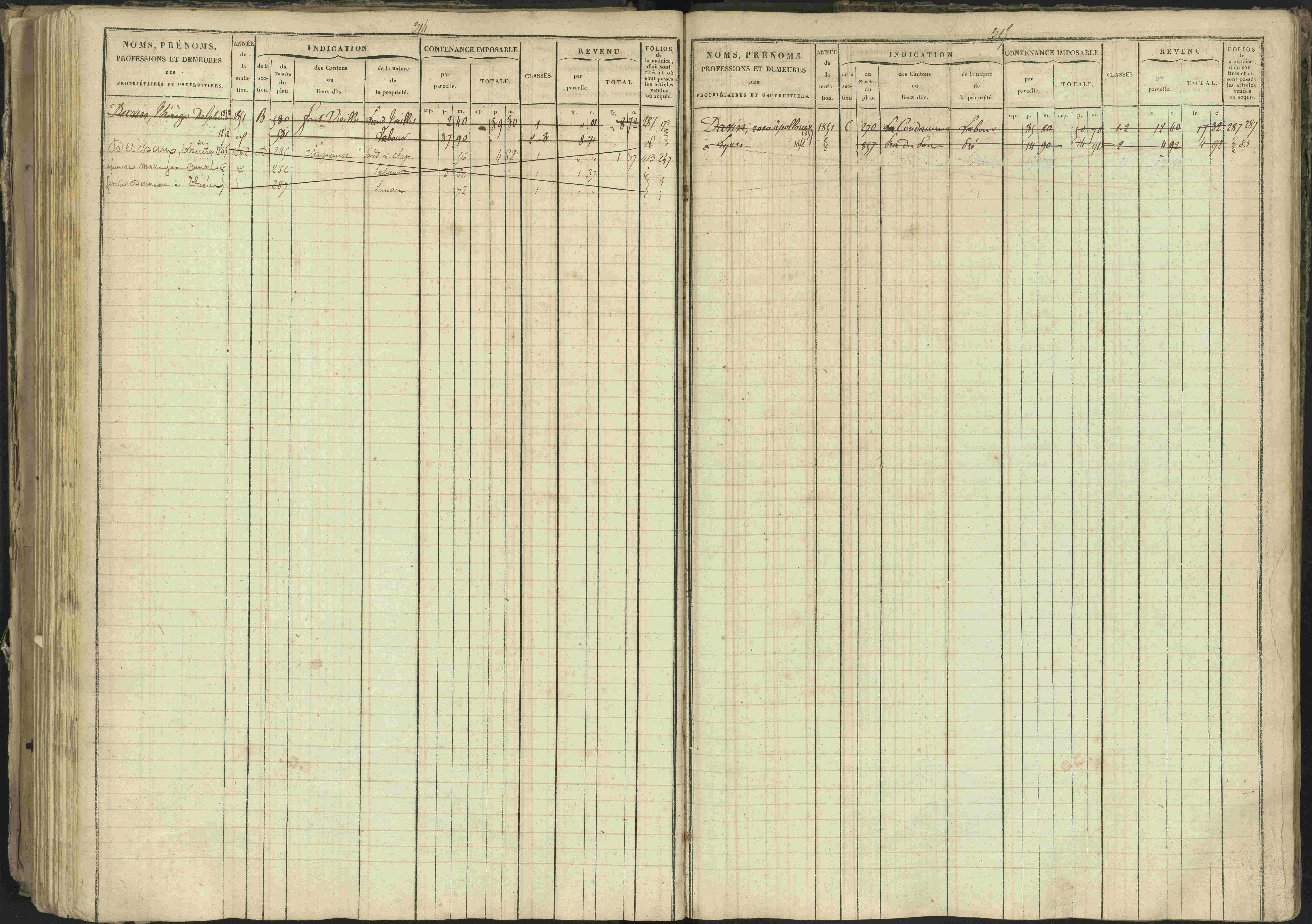Bréziers - 3 P 273/2 - 3 P 273/2 - Matrice, folios 1-640. 