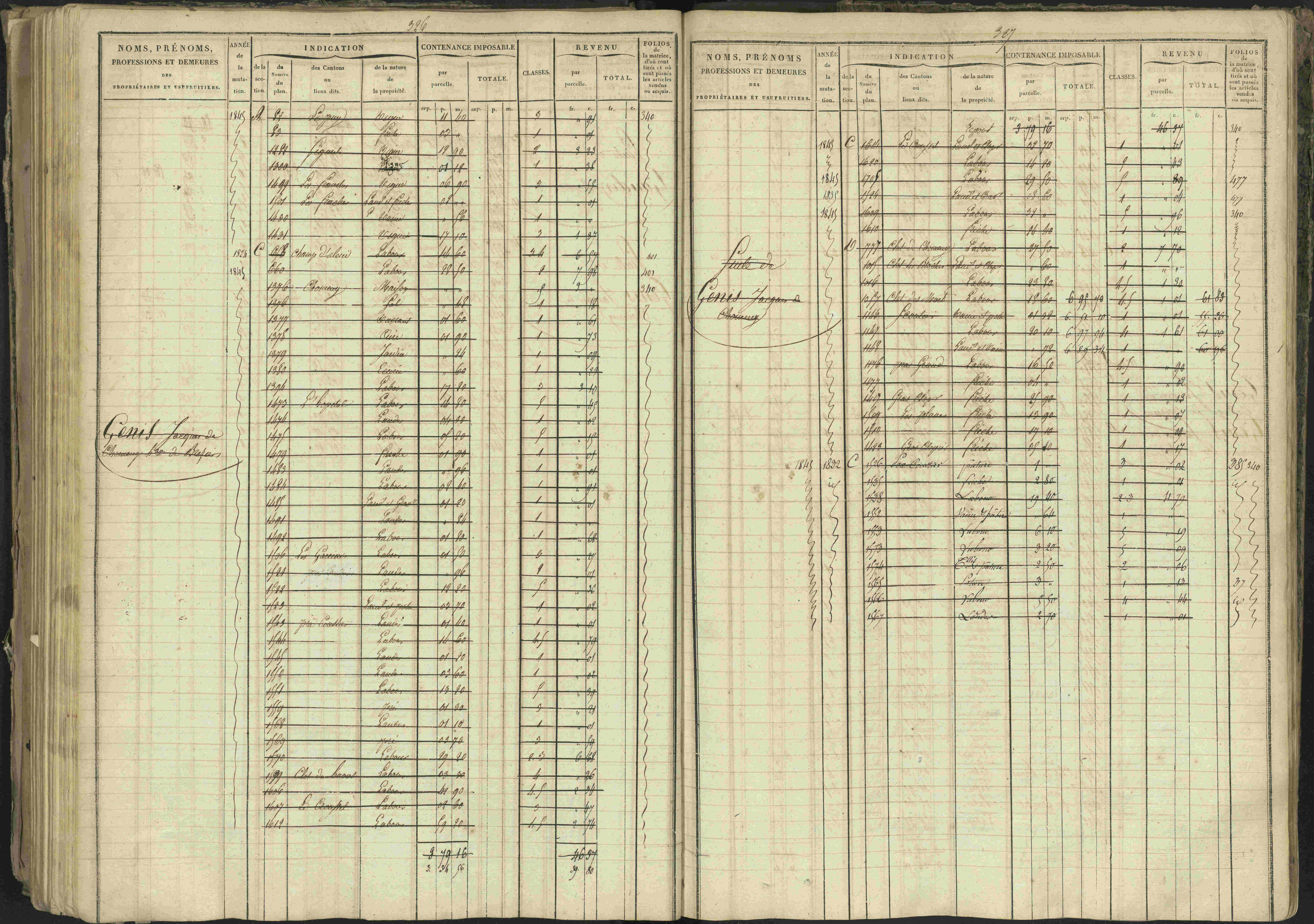 Bréziers - 3 P 273/2 - 3 P 273/2 - Matrice, folios 1-640. 