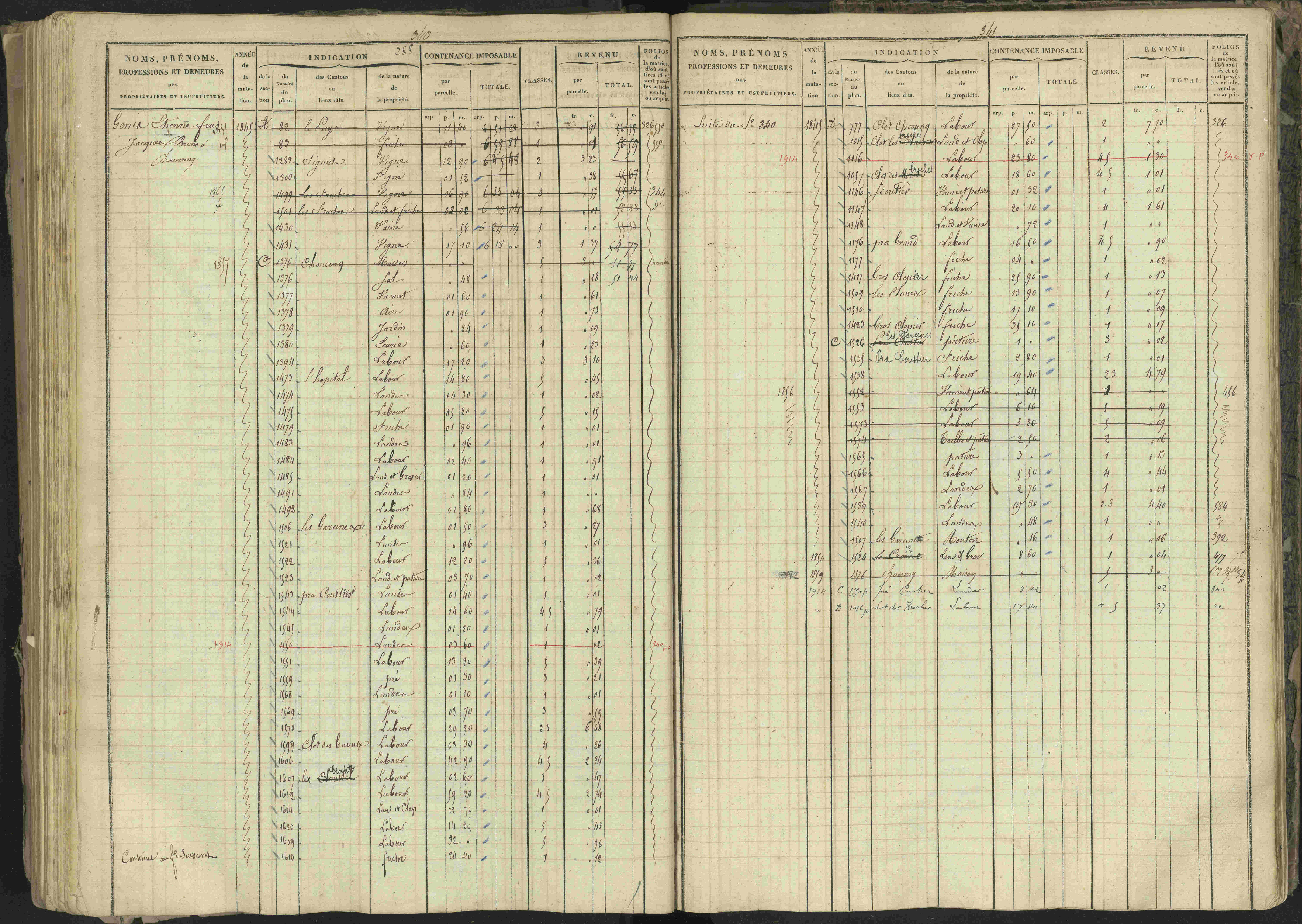 Bréziers - 3 P 273/2 - 3 P 273/2 - Matrice, folios 1-640. 